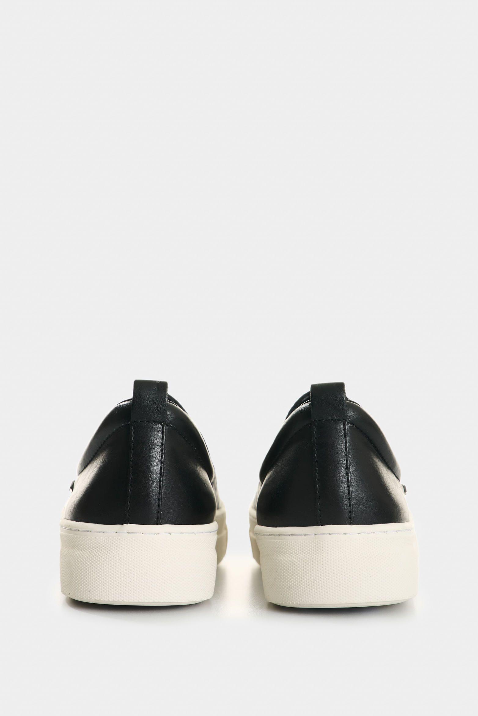 Vélez Mocasín De Cuero Grabado Para Mujer Anastasia Negro-2