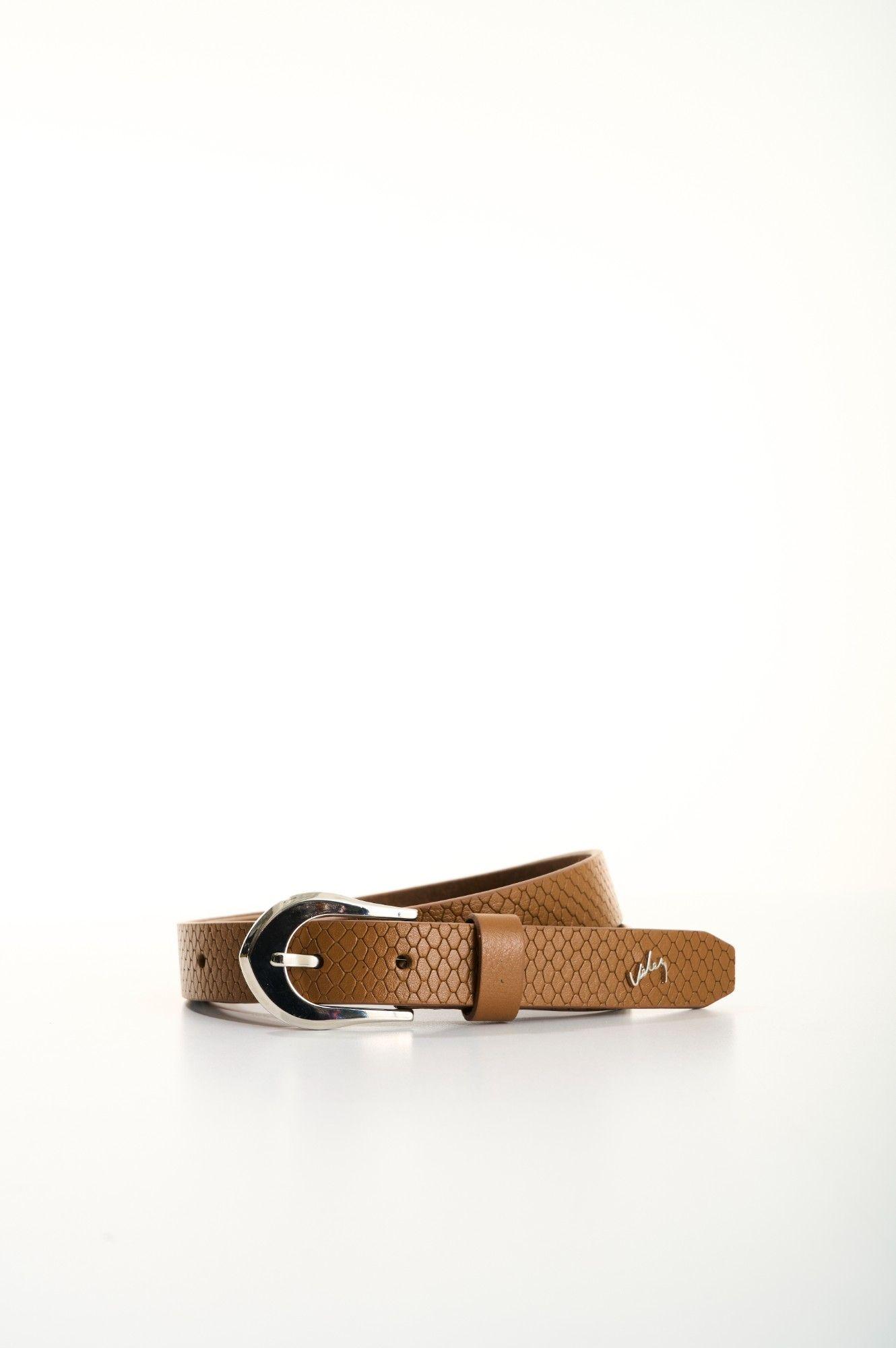 Vélez Cinturón Unifaz Cuero Grabado Mujer Miski Miel-0