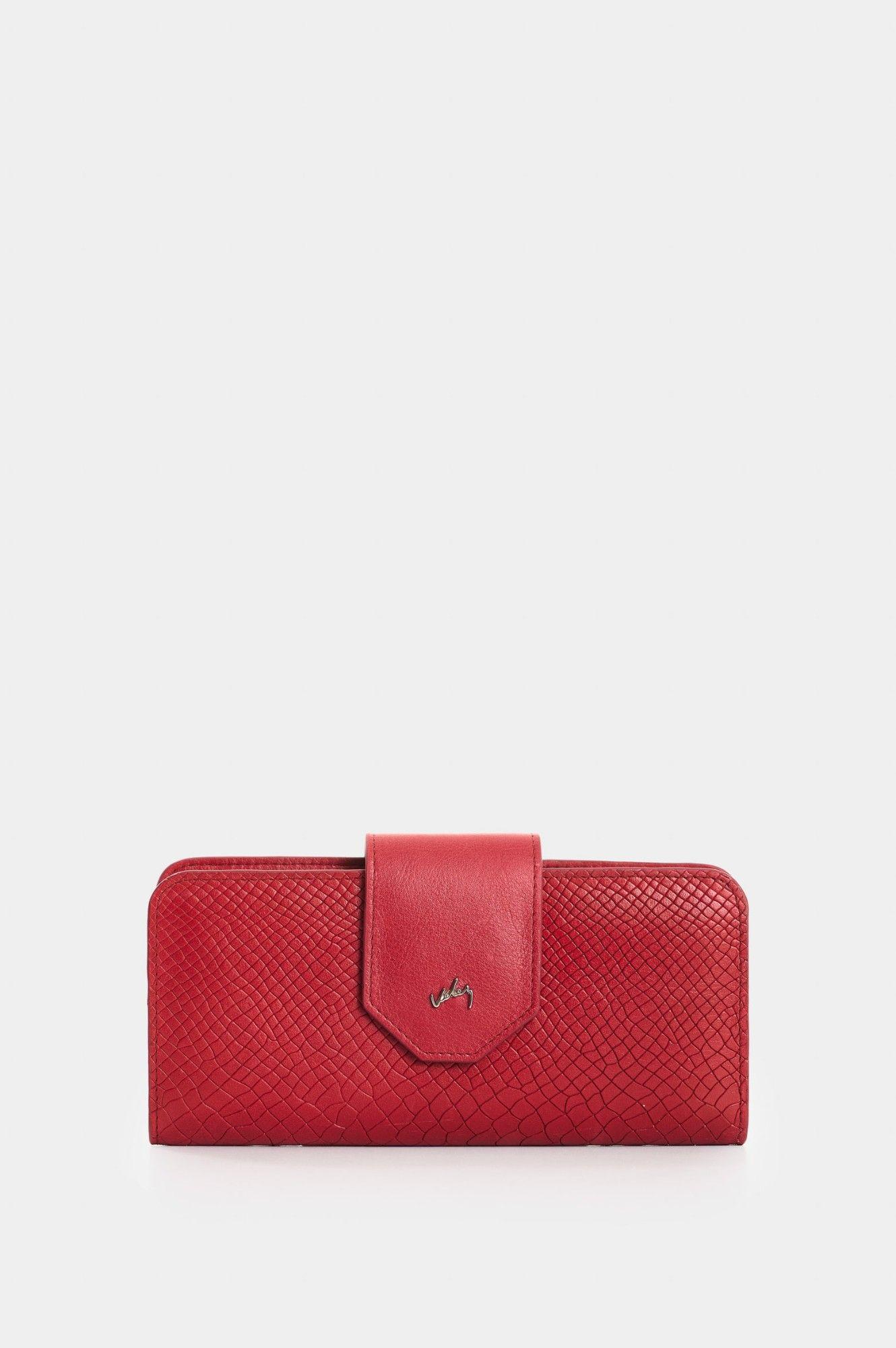 Vélez Billetera Porta Chequera Cuero Grabado Mujer Extravaganza-1