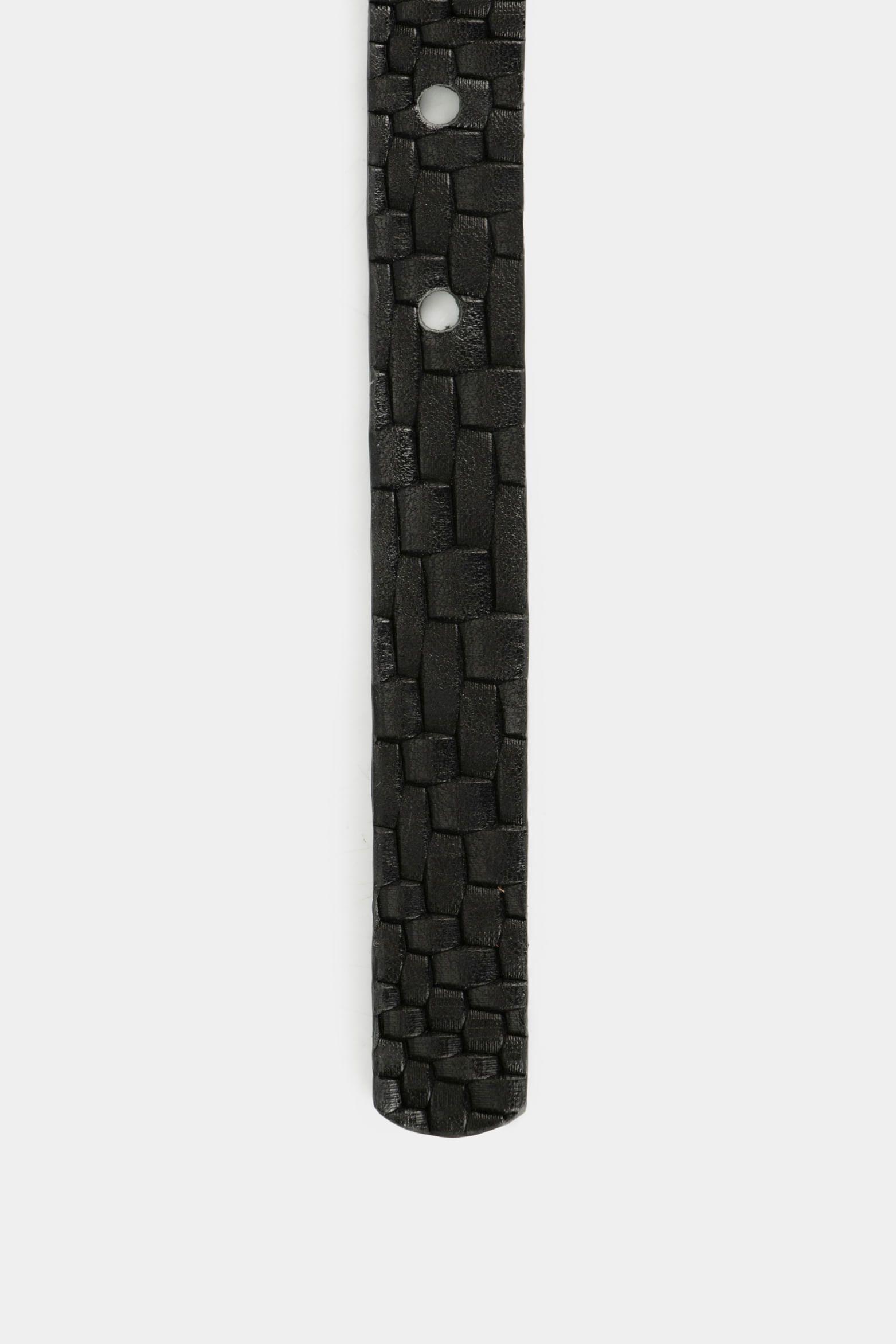 Vélez Cinturón Unifaz Mora De Cuero Para Mujer Placa Negro-3
