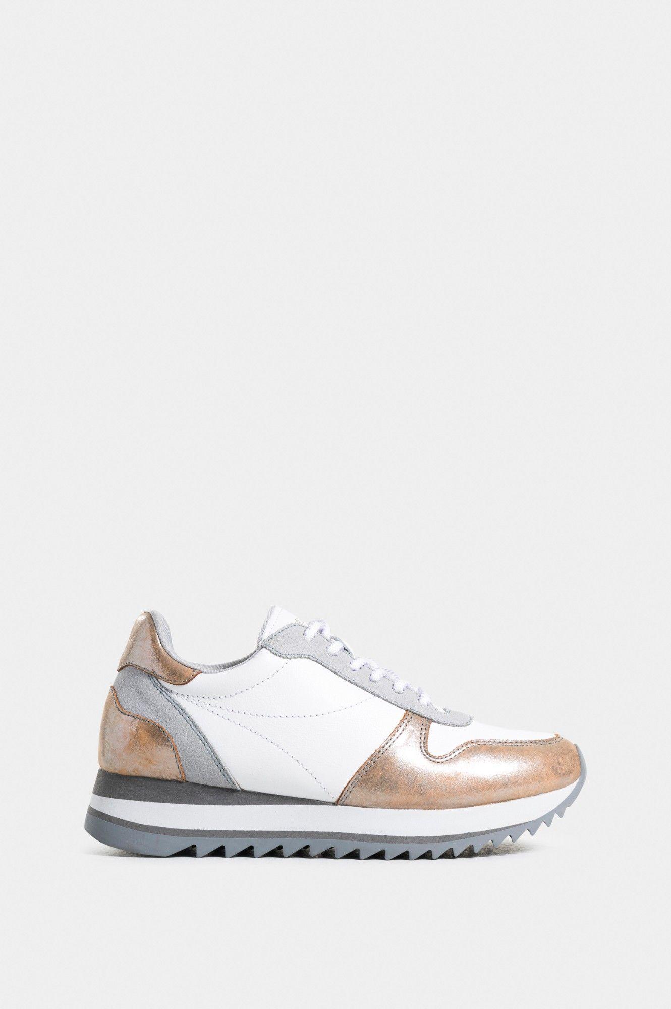 Vélez Zapatillas Plancton Cuero Folia Mujer Plata-0