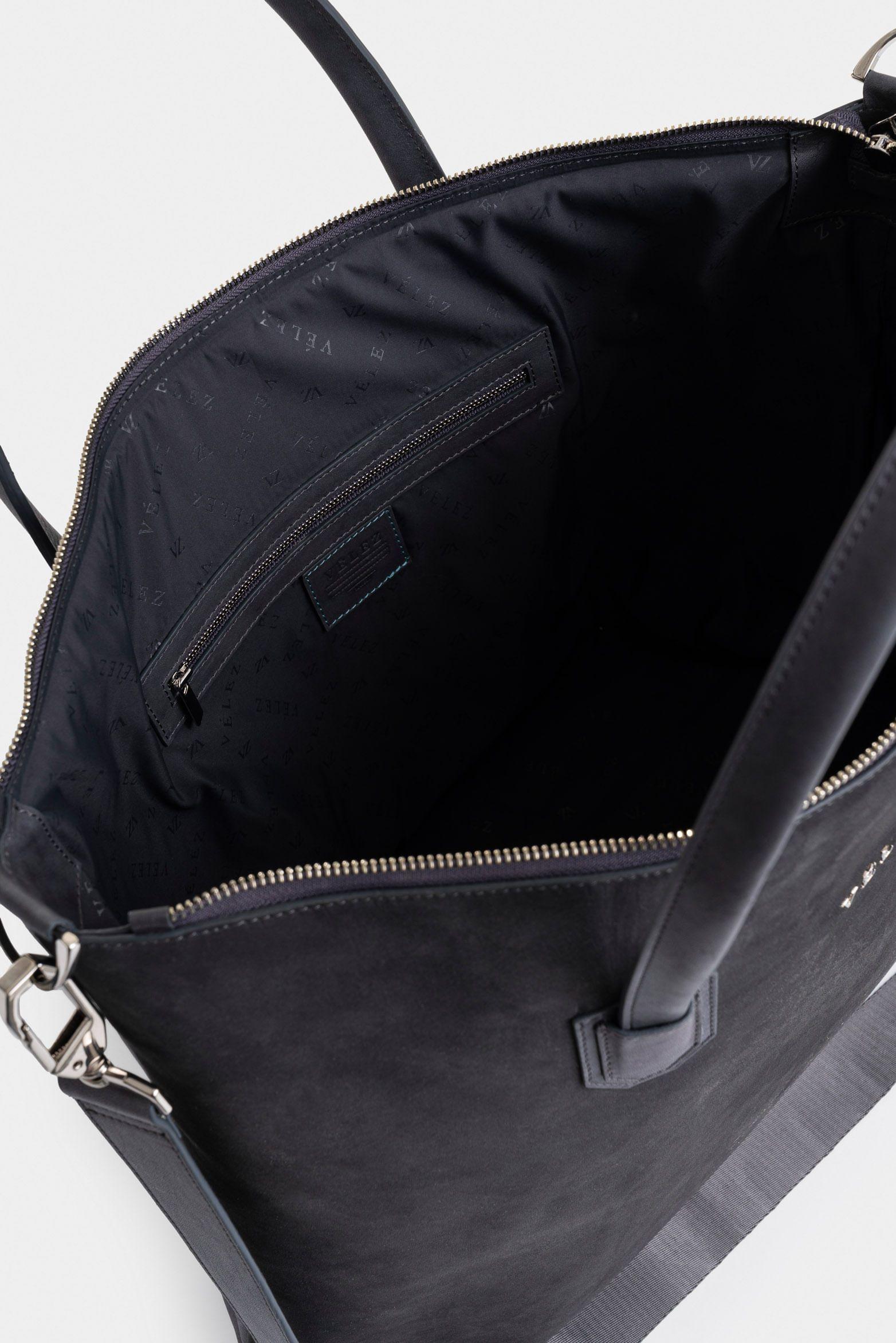 Shopping Lyra de cuero nobuck para hombre acabado artesanal gris-5