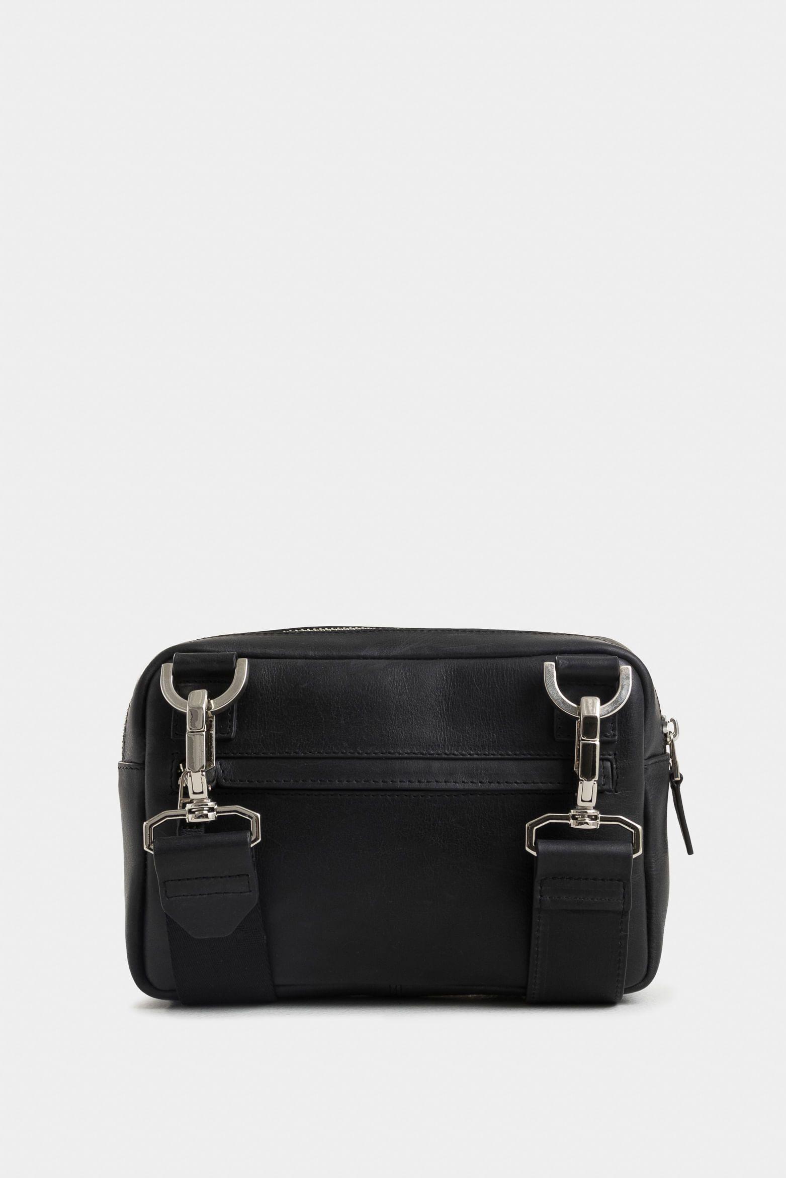 Vélez Manos Libres Bright Cuero Para Hombre Gamuzado Negro-2