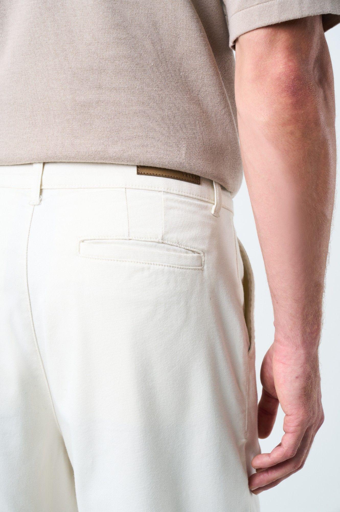 Vélez Pantalón Apis En Drill Hombre Silueta Baggy Crema-6