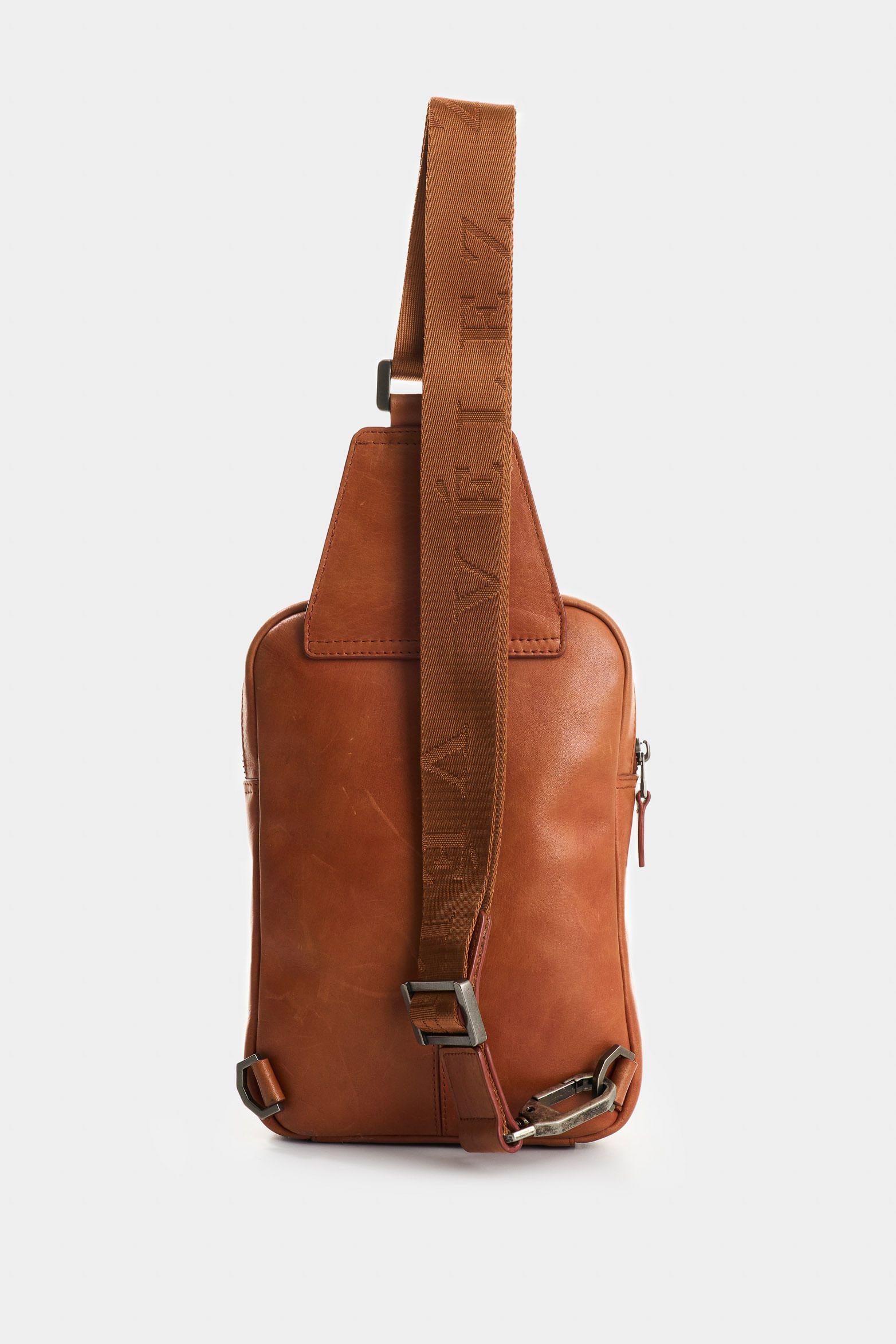 Vélez Manos Libres De Cuero Para Hombre Hazel Terracota-2