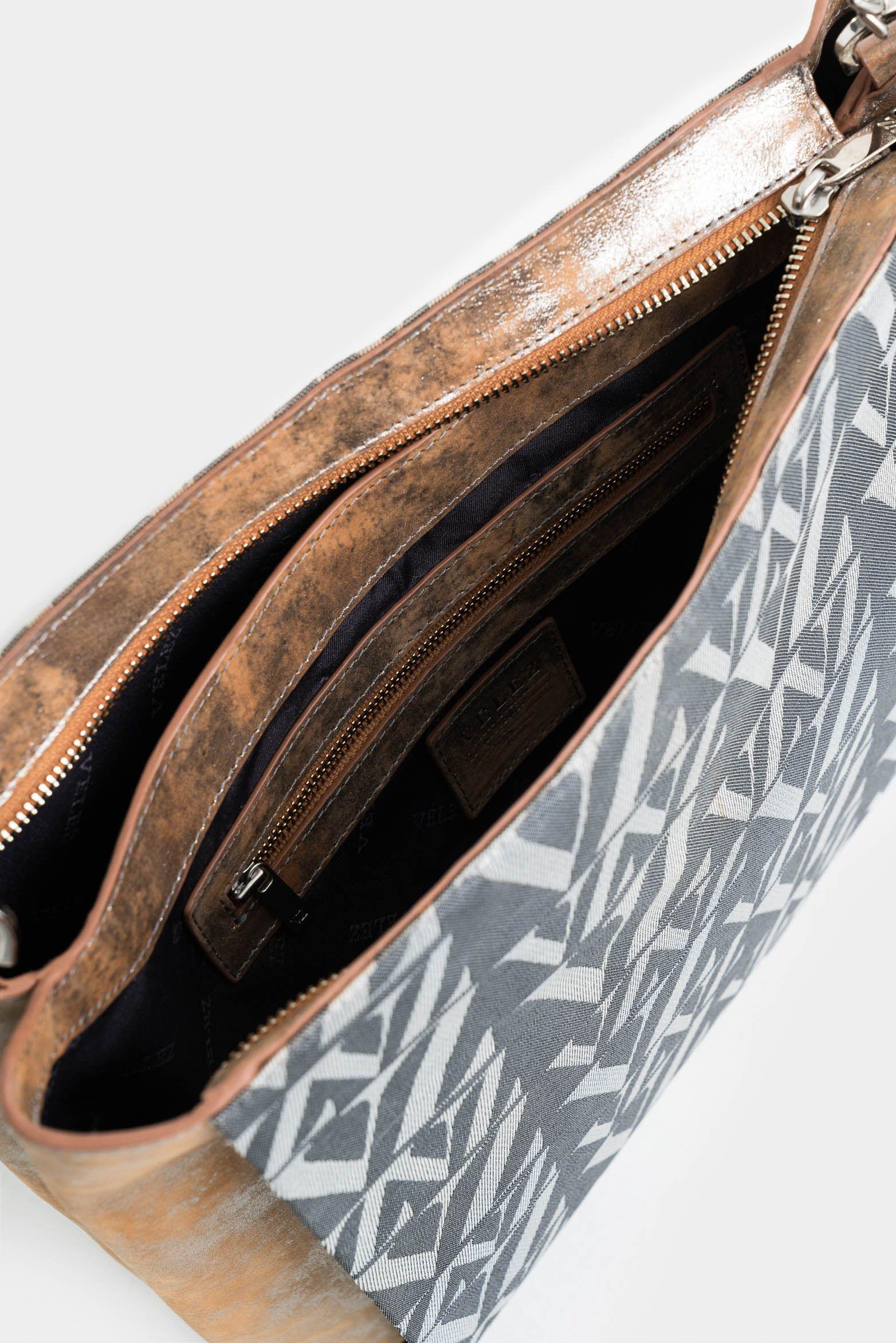 Shopping glyceria de cuero folia y lona para mujer monogram plata-4