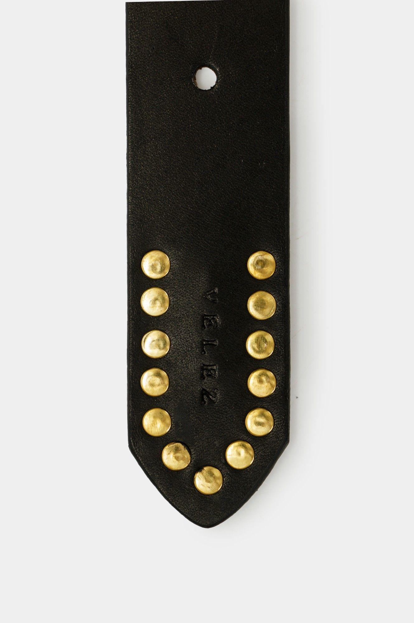 Vélez Cinturón Doble Faz Begoña Cuero Mujer Taches En Puntera Negro-3