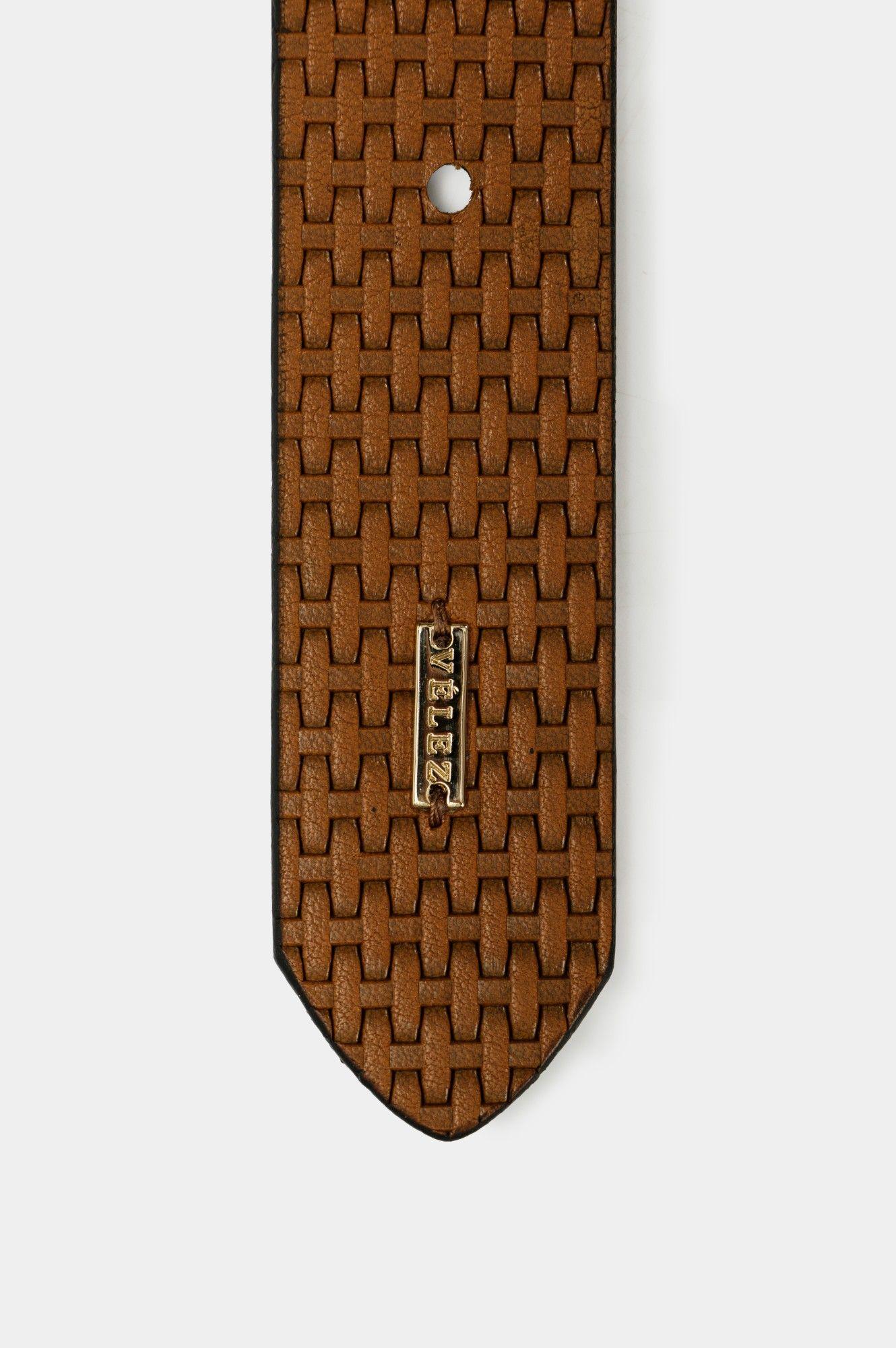 Vélez Cinturón Doble Faz Begoña Cuero Mujer Taches En Puntera Negro-4