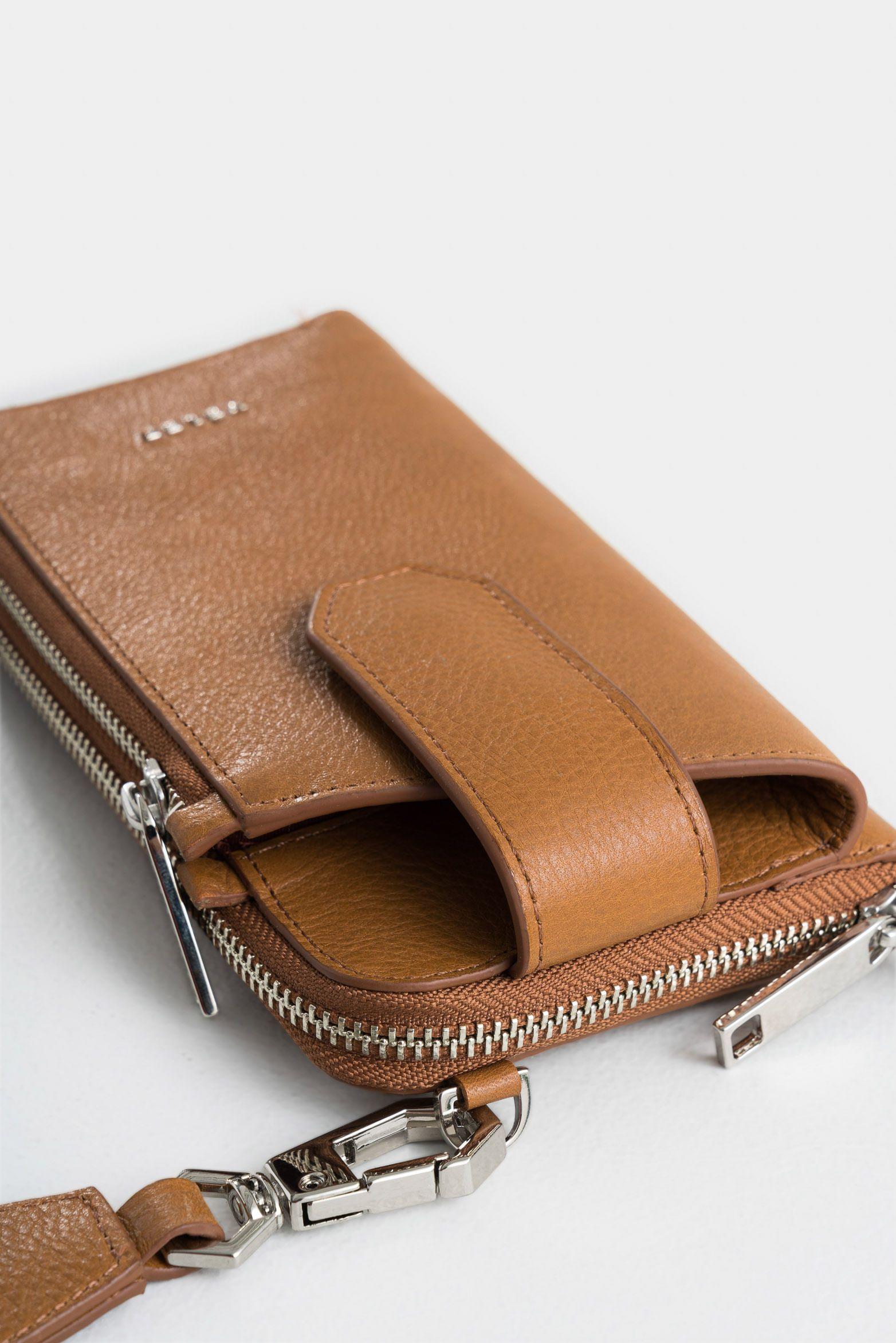 Vélez Porta Chequera Ibiza De Cuero Mujer Multifunción Miel-3