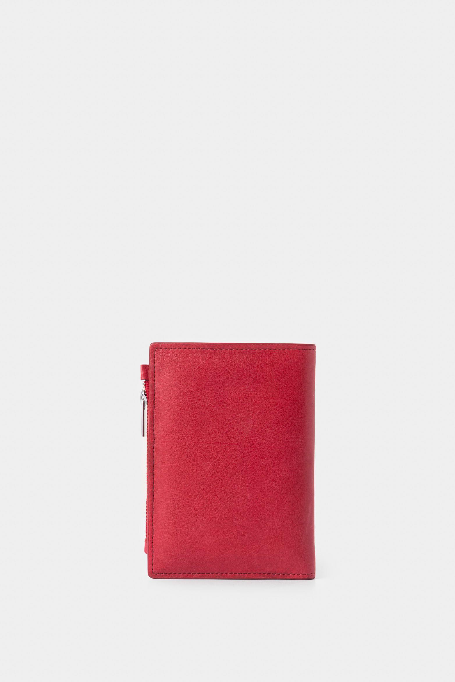 Vélez Billetera Olivia De Cuero Para Mujer Con Monedero Rojo-2