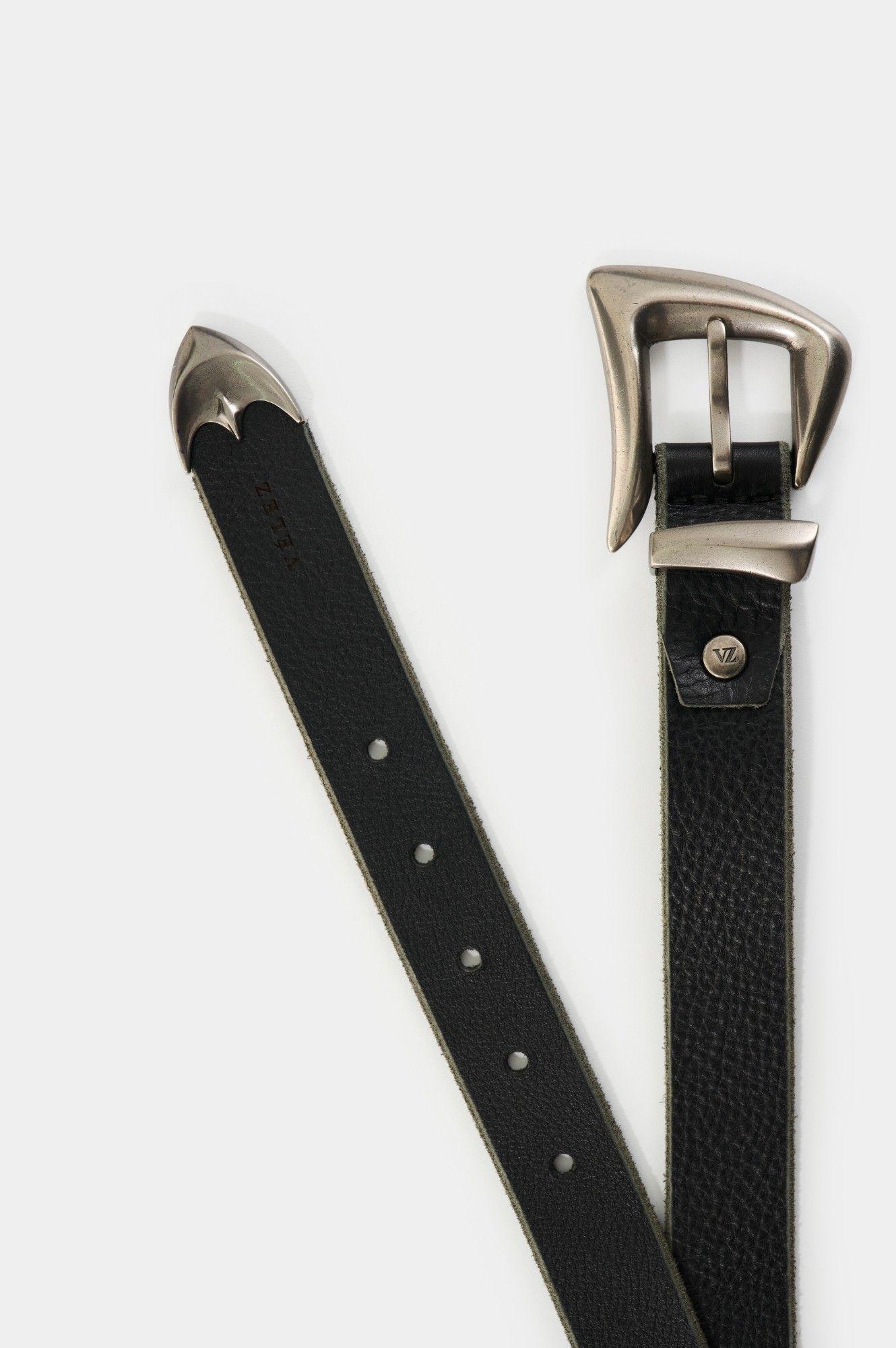 Vélez Cinturón Unifaz Cuero Mujer Gael Negro-2