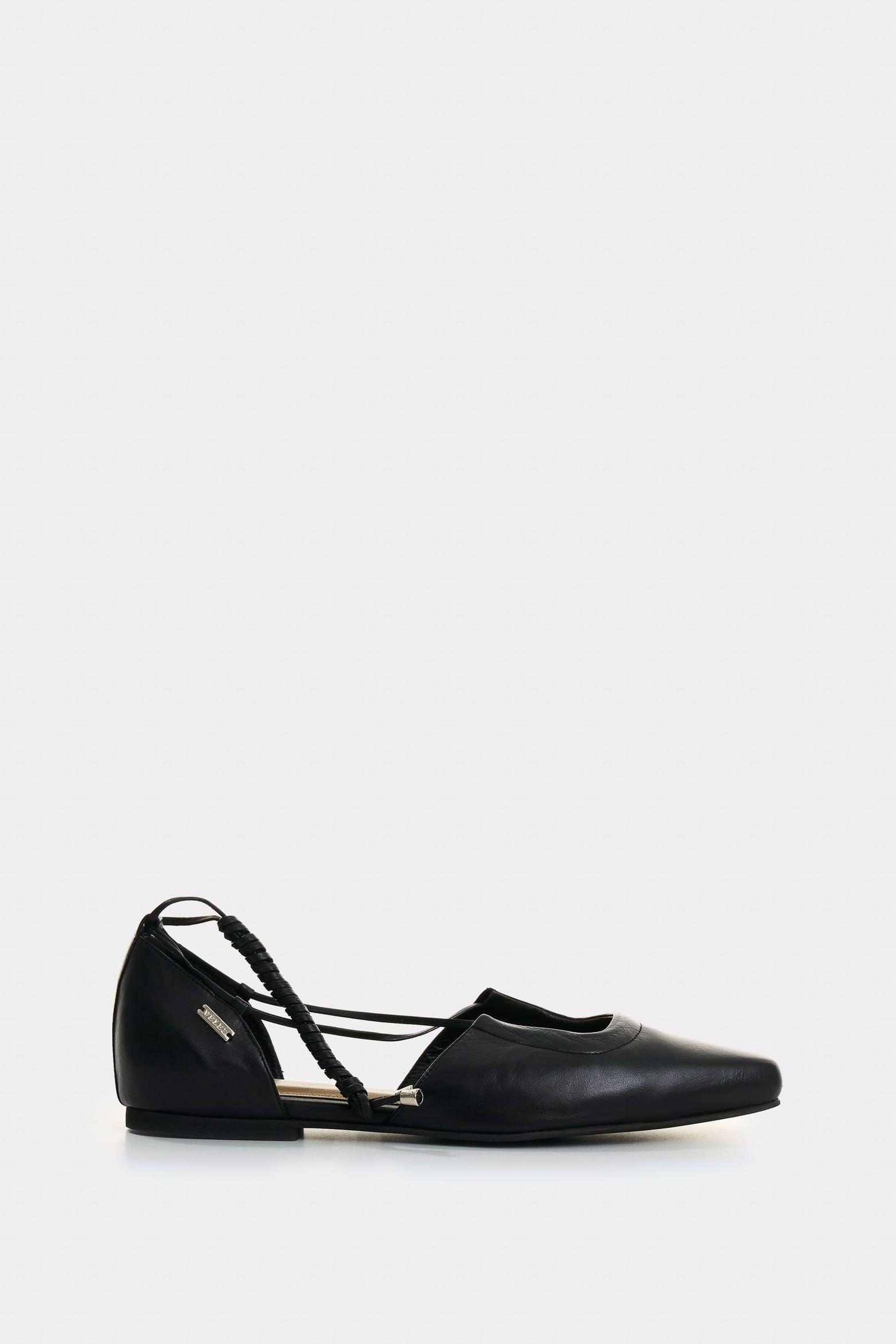 Vélez Ballerina De Cuero  Mujer Moon Negro-0