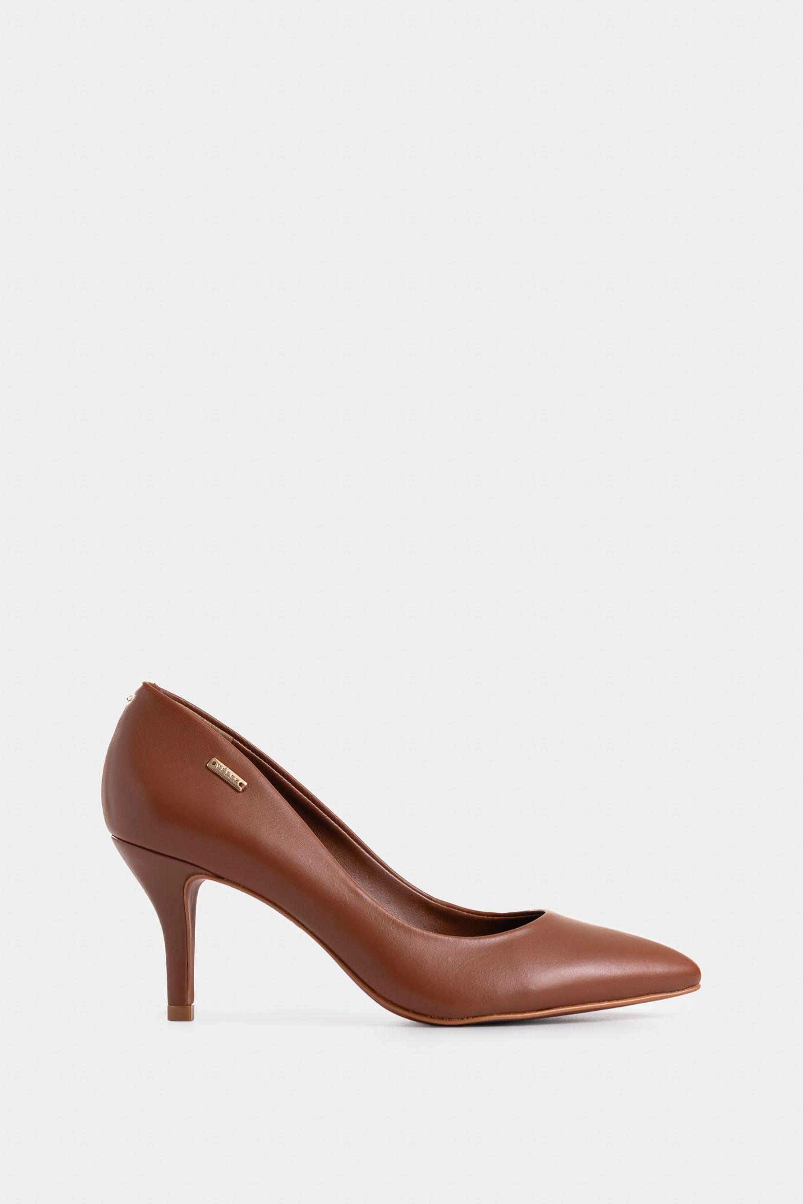 Vélez Tacos Atanasova De Cuero Para Mujer Stiletto Miel-0
