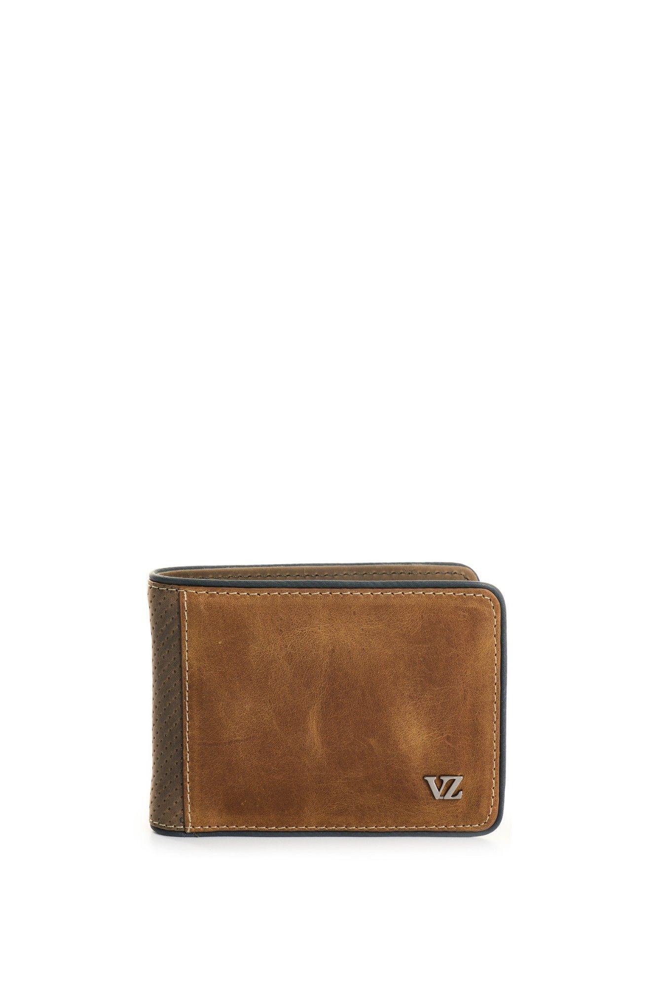 Vélez Billetera Cuero Hombre Lines 2.0 Beige-0