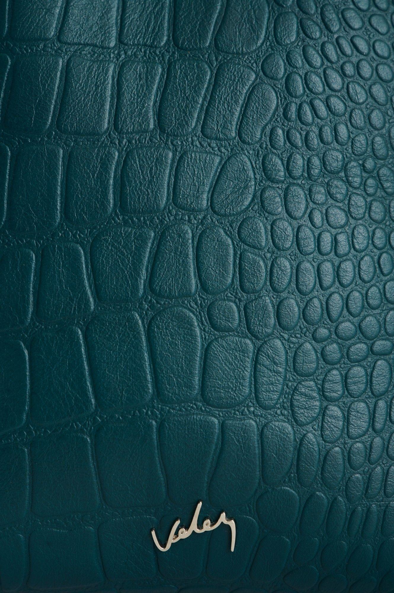 Vélez Cartera Bandolera Cuero Grabado Mujer Cala Agua Marina-3