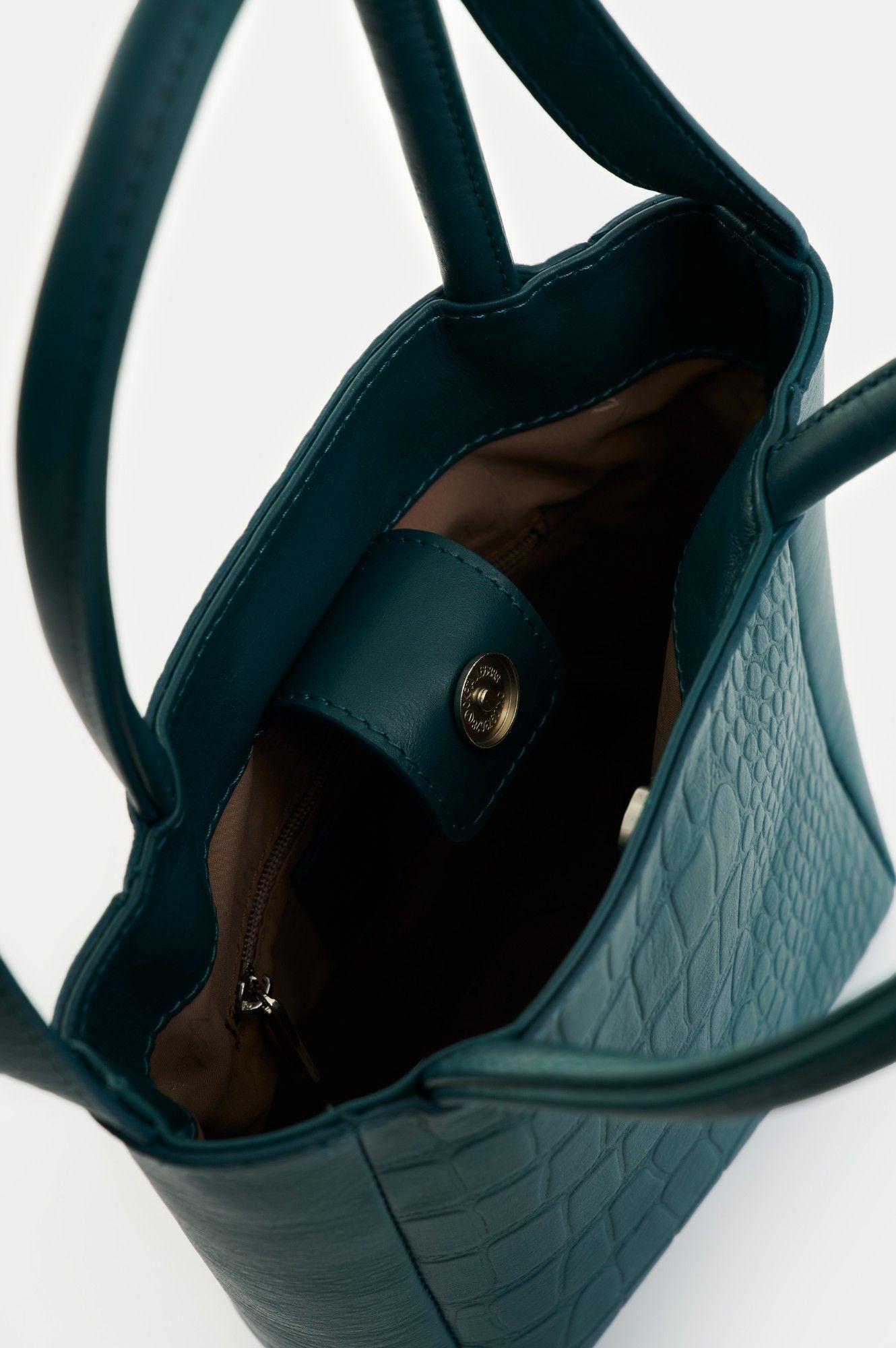 Vélez Cartera Bandolera Cuero Grabado Mujer Cala Agua Marina-4