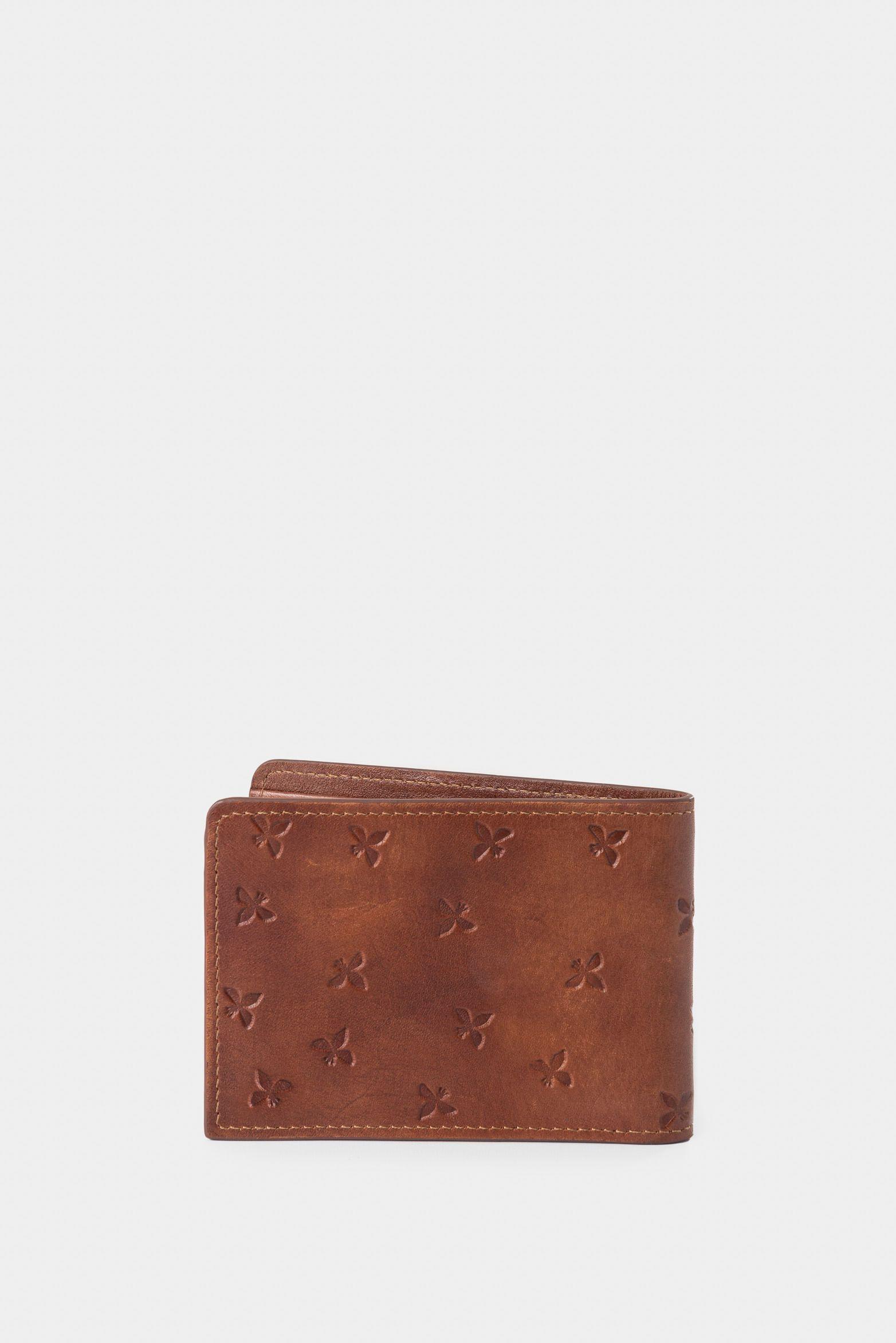 Vélez Billetera Hibiscus 2.0 Cuero Hombre Diseño Abejas Miel-2