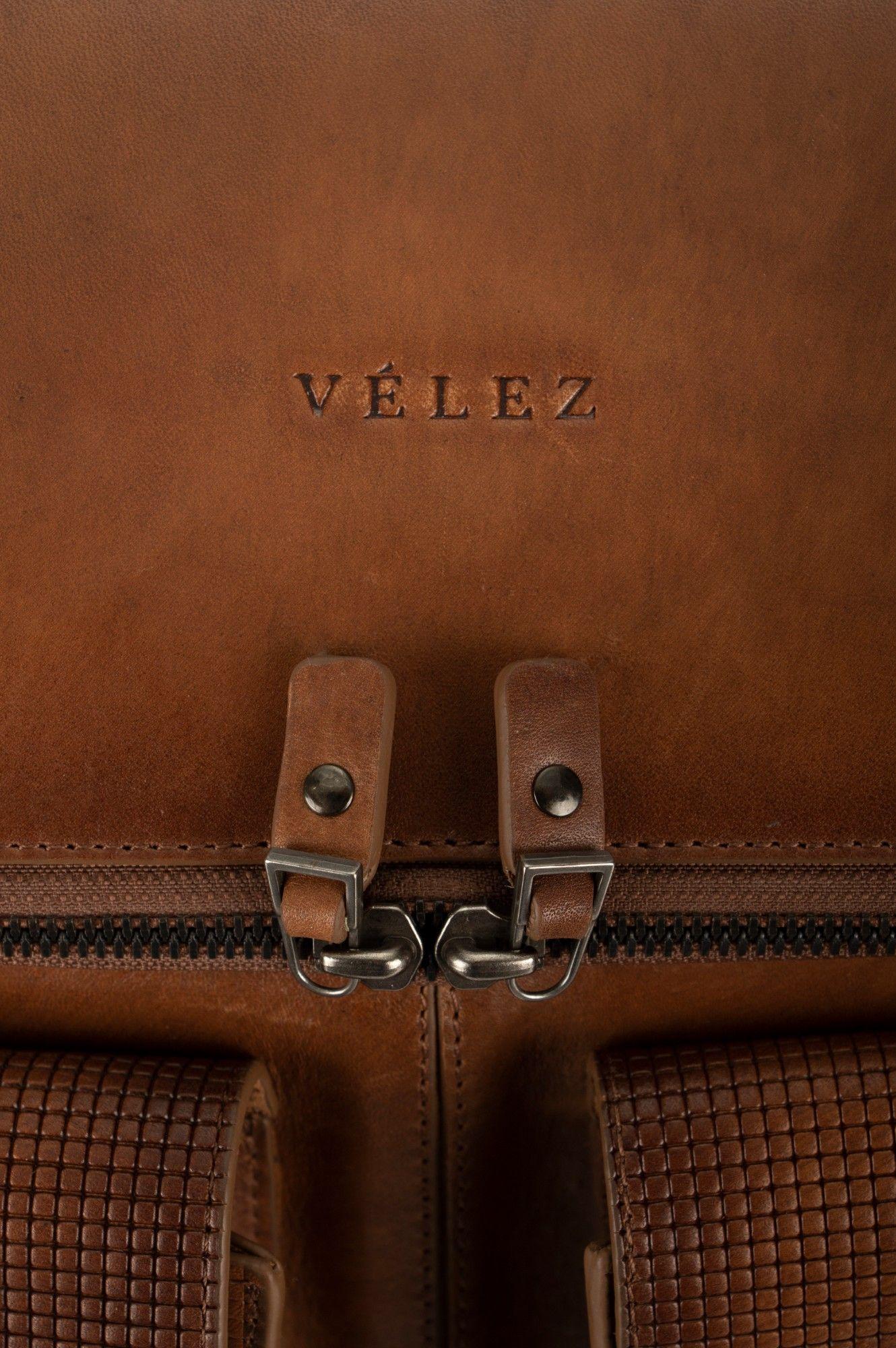 Vélez Mochila New Archeology De Cuero Miel-4