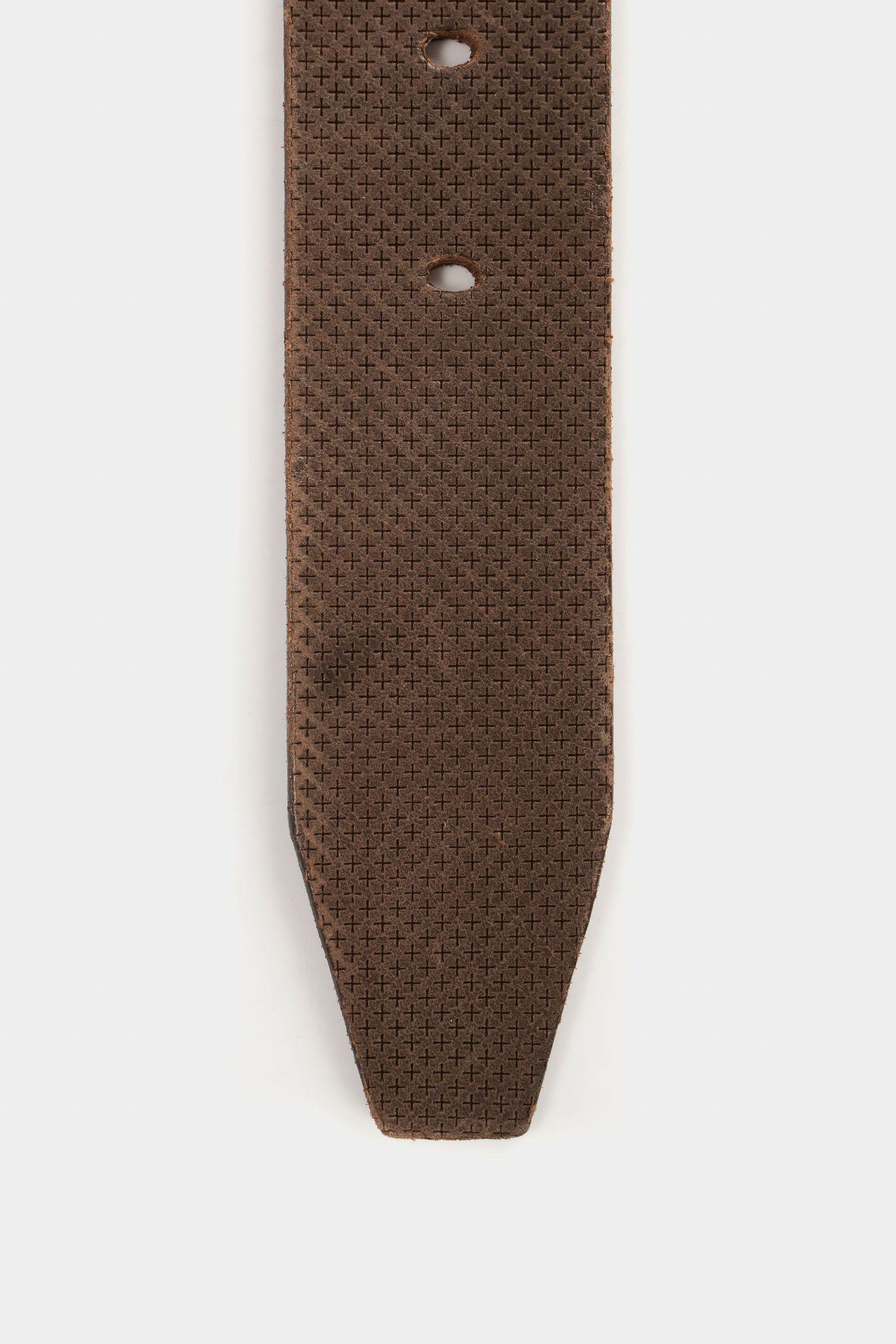Vélez Cinturón Unifaz Kiat De Cuero Para Hombre Placa Café-3