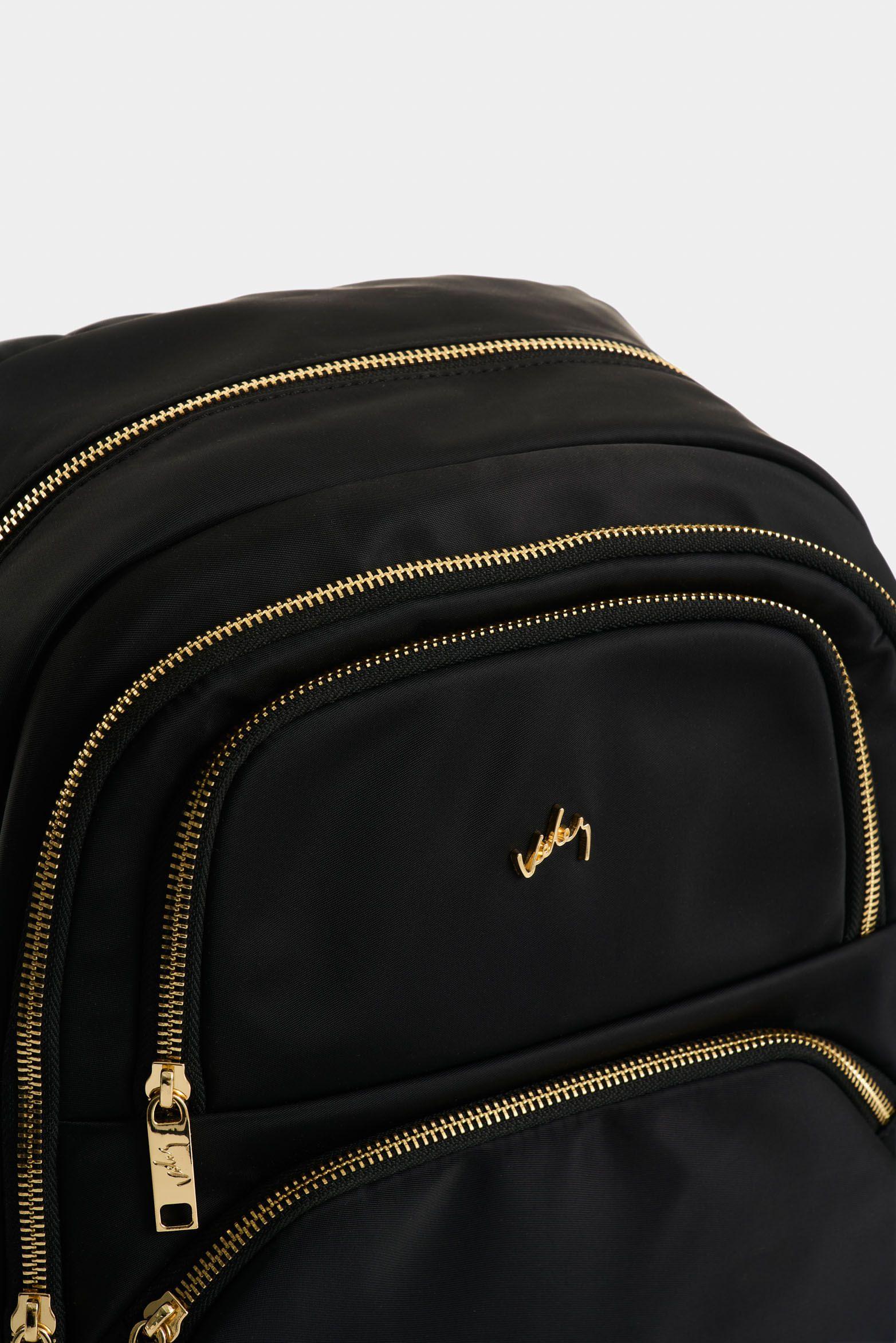 Vélez Tula Morral En Lona Y Cuero  Mujer Biel Negro-3