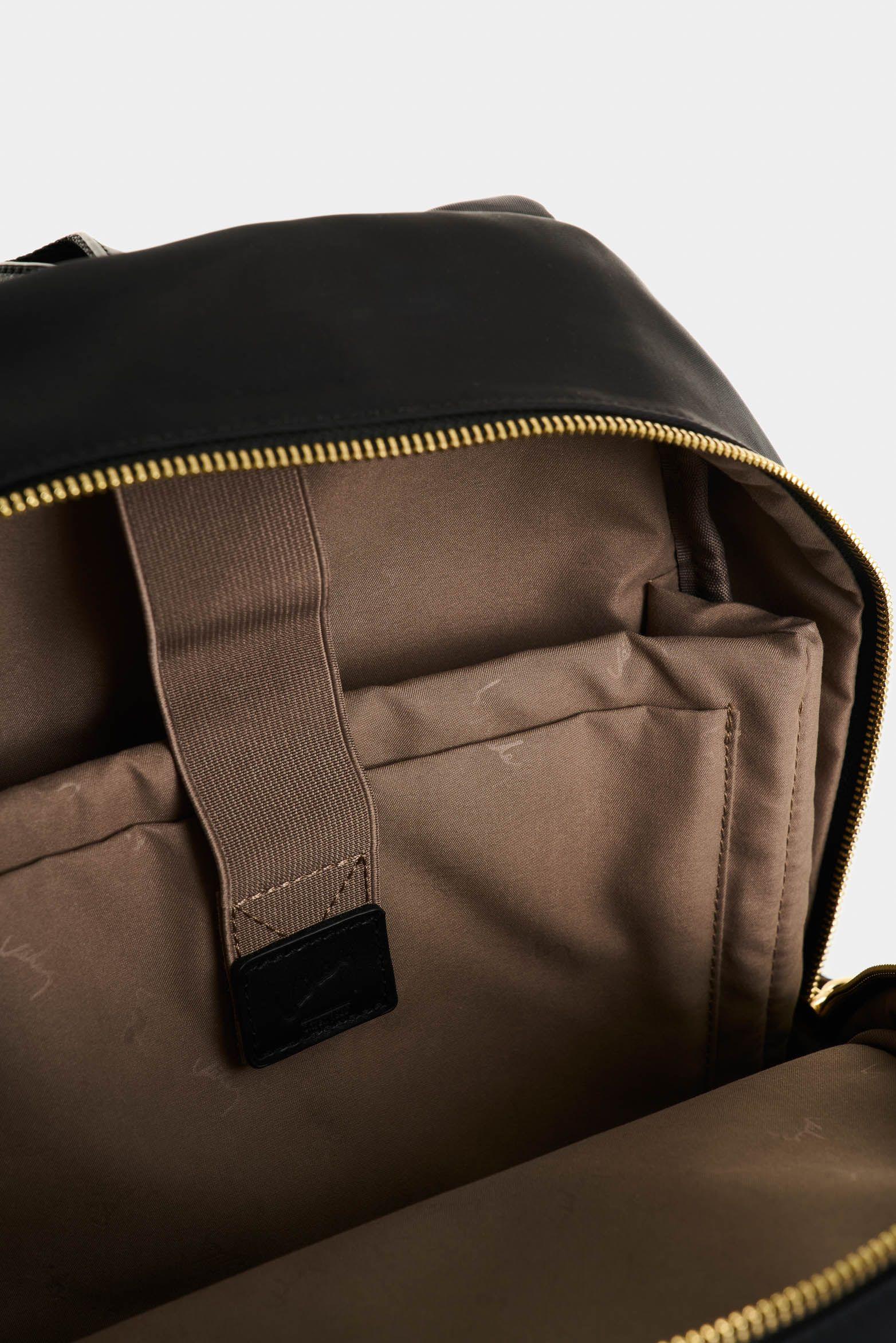 Vélez Tula Morral En Lona Y Cuero  Mujer Biel Negro-4