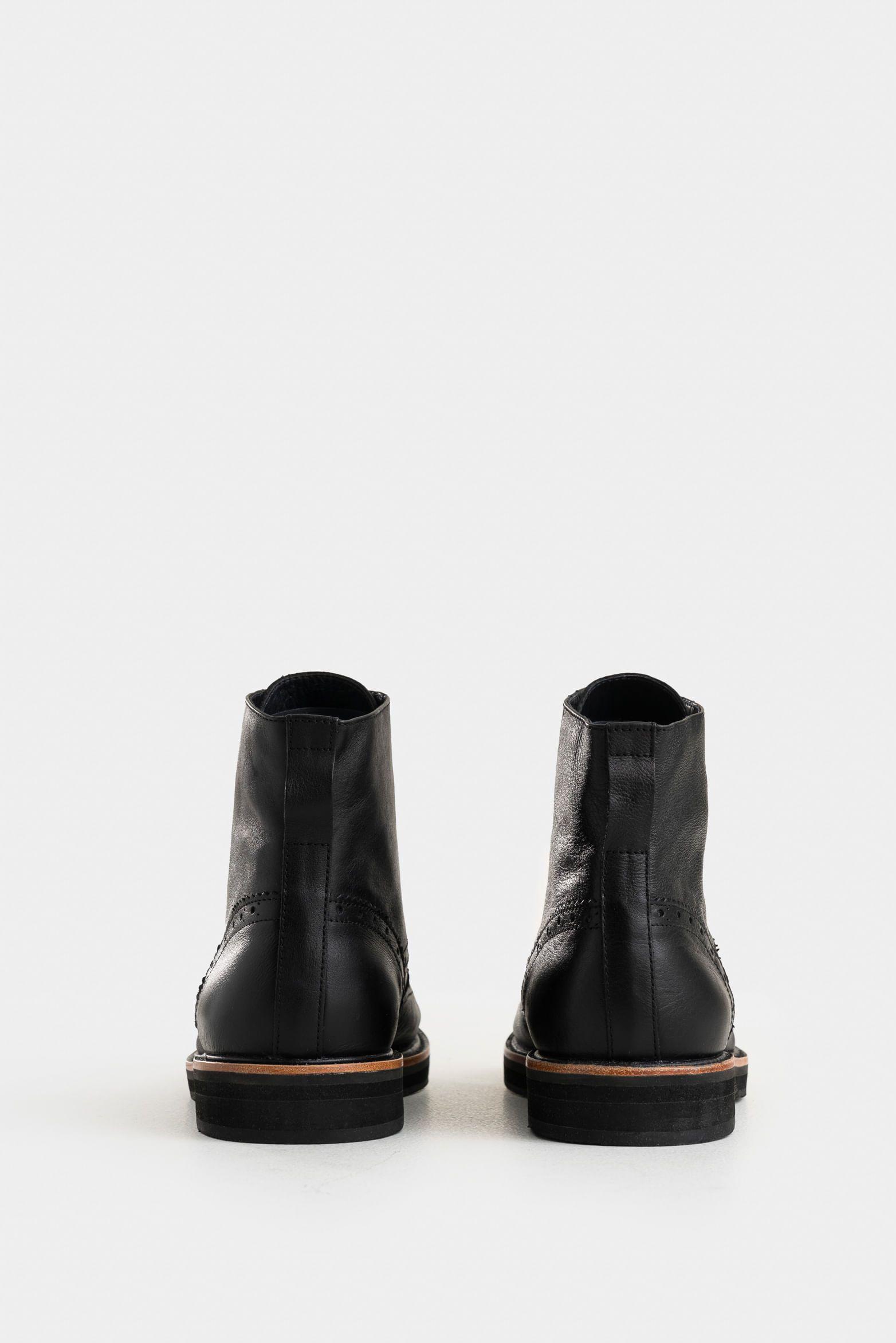 Vélez Botas River Cuero Hombre Cortes Con Chiripiado Negro-2