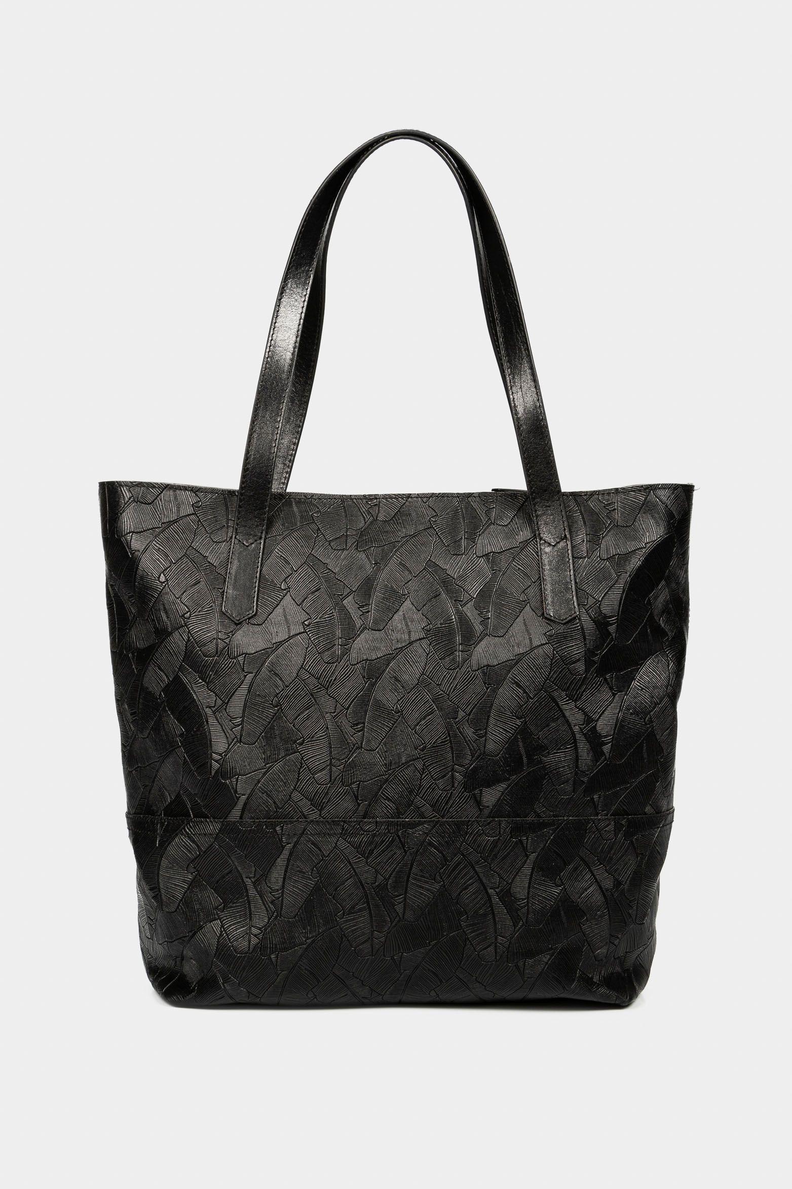 Vélez Shopping Denver De Cuero Para Mujer Placa Palmera Negro-3