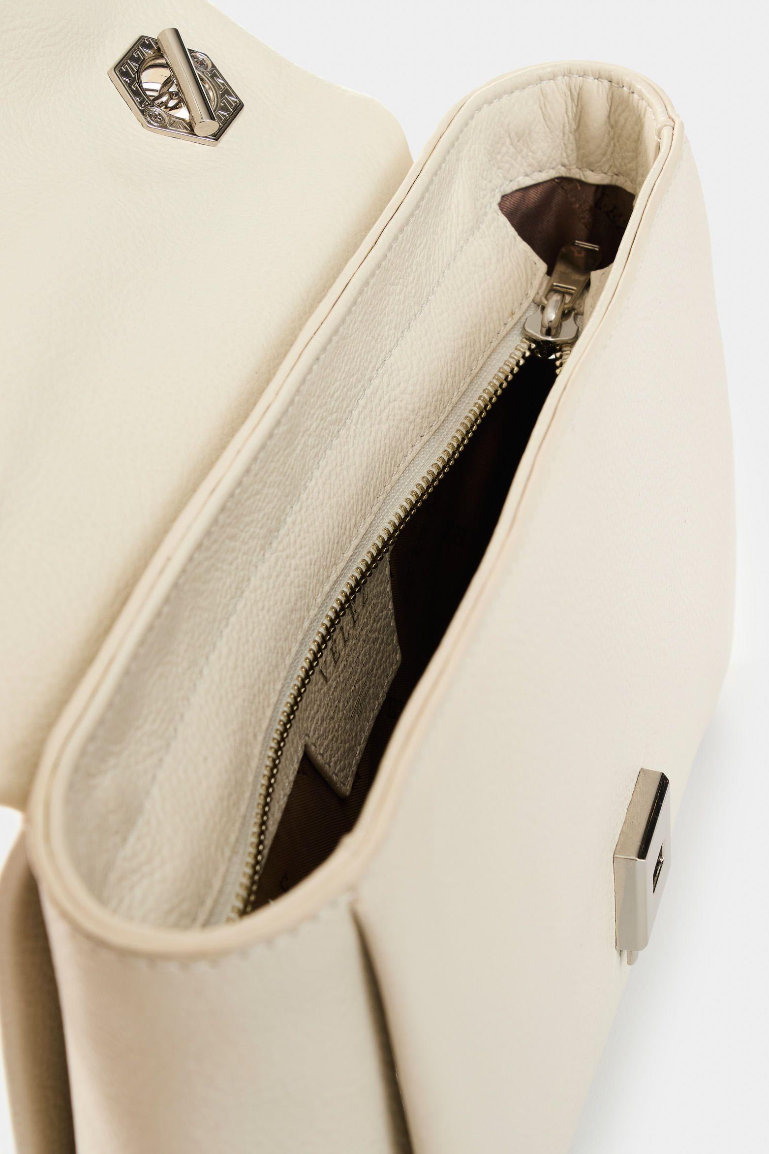 Vélez Bowling Lili De Cuero Para Mujer Con Cadena Blanco-4