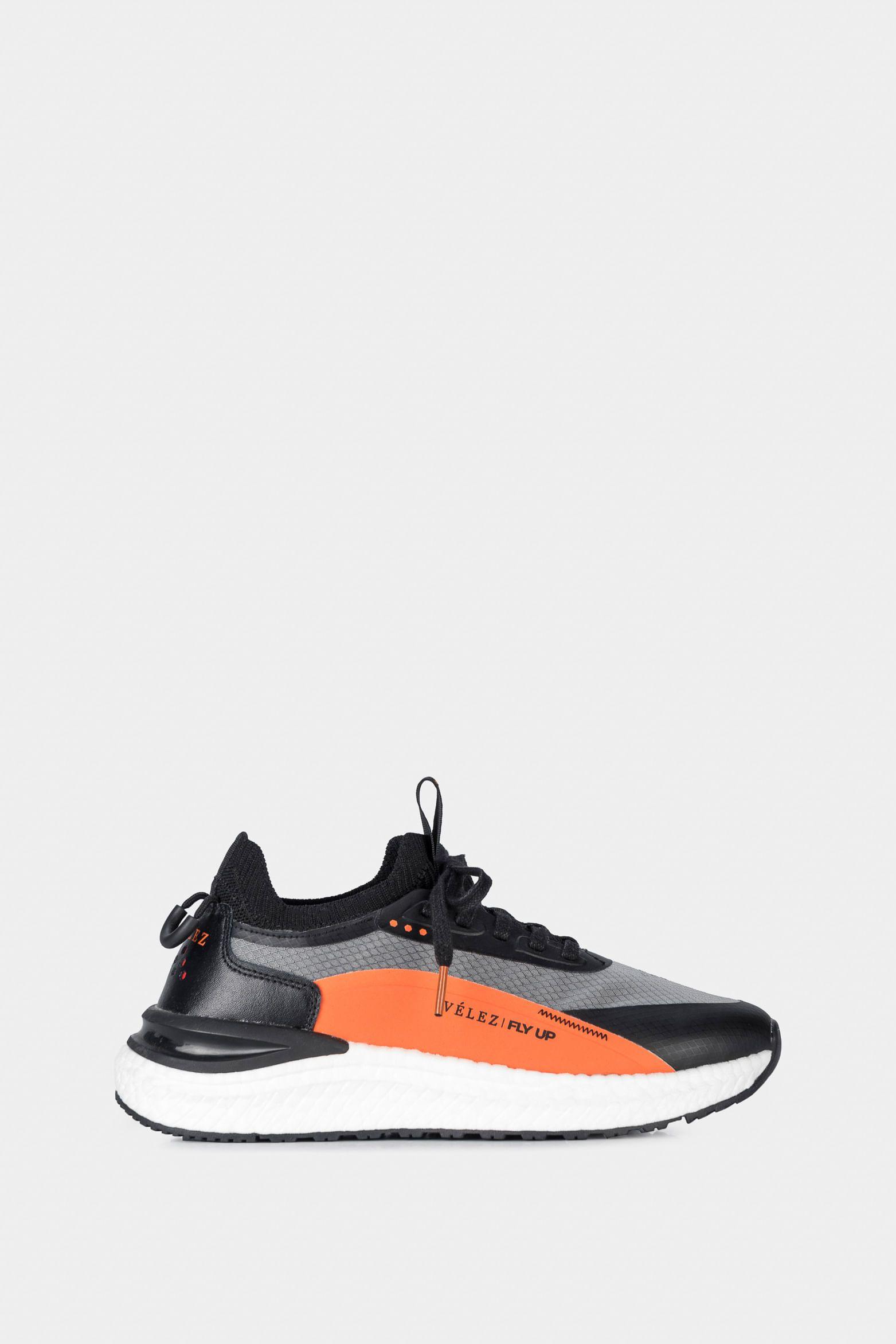 Vélez Zapatillas Fly Up Retro Para Mujer Deportivos Negro-0