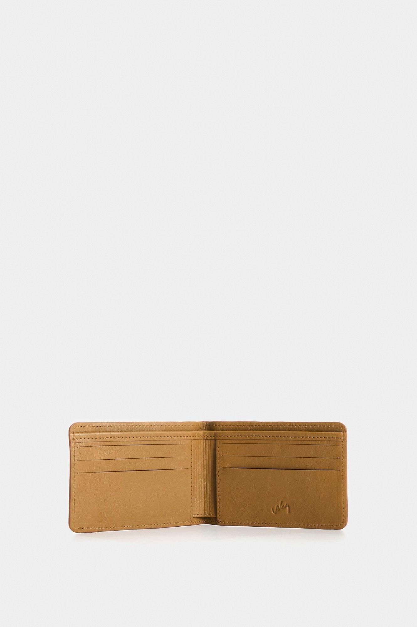 Vélez Billetera Cuero Hombre Lira Miel-1