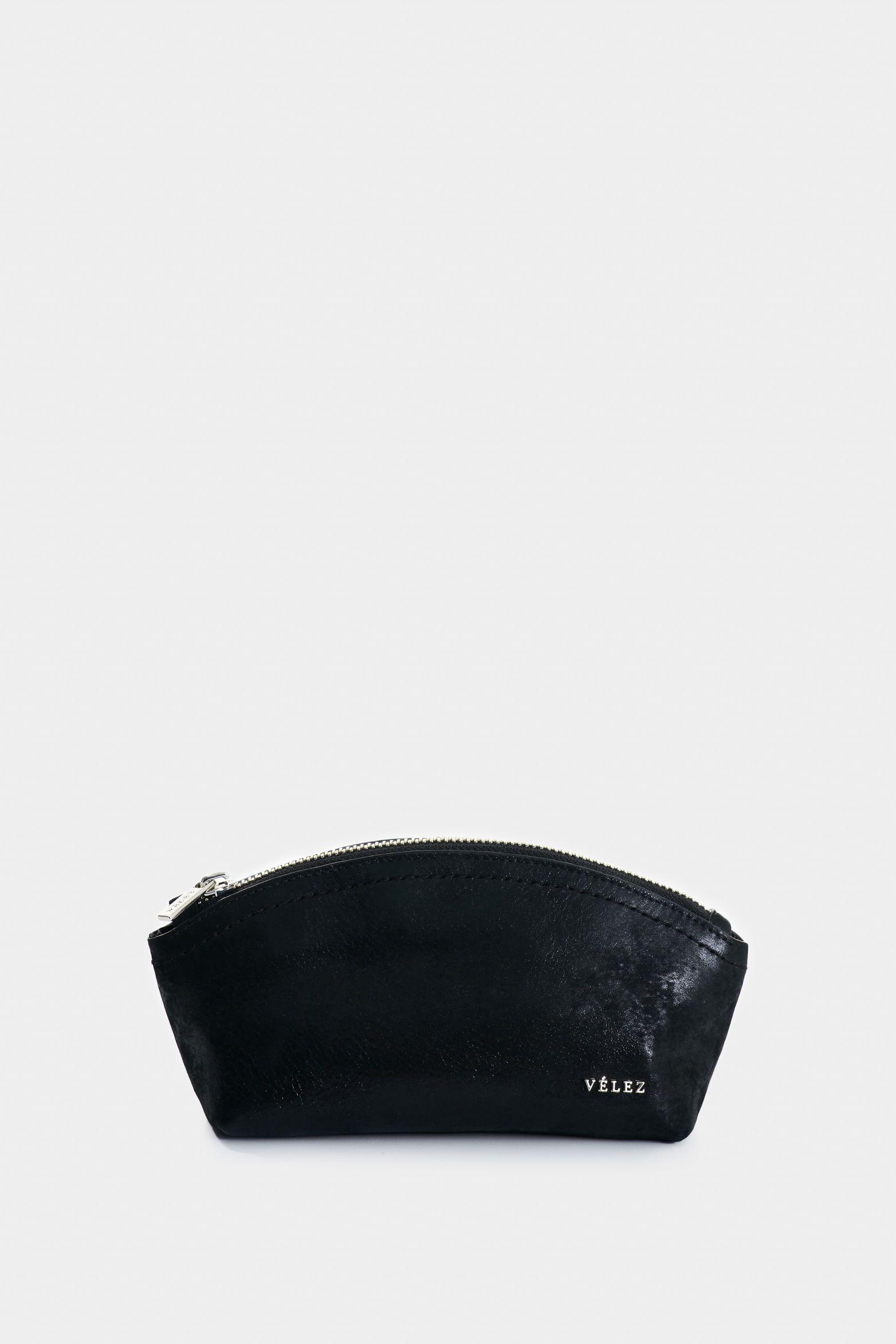Vélez Cosmetiquera De Cuero Para Mujer Romeral Negro-0