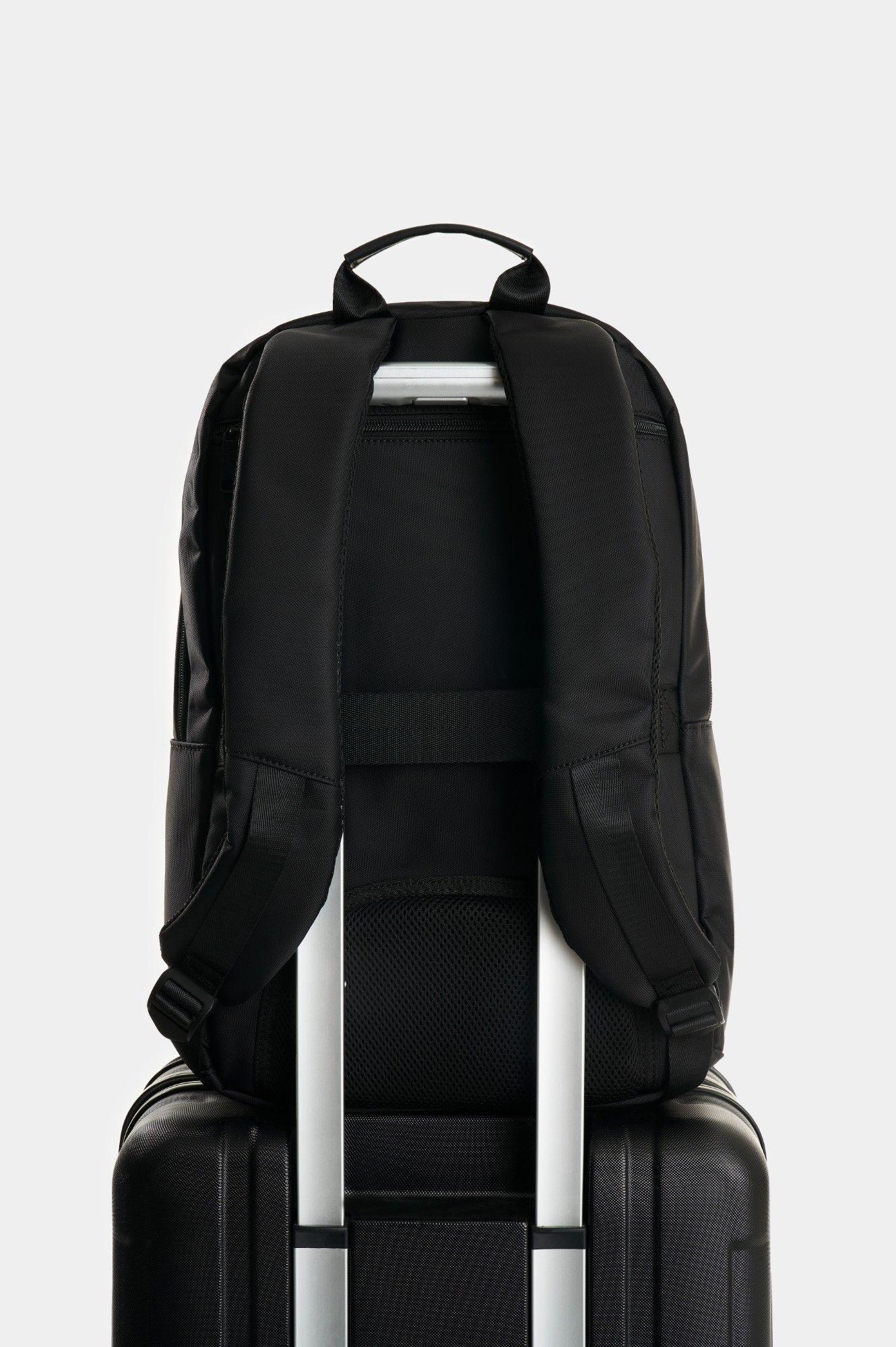 Vélez Mochila En Lona Hombre Teramo Negro-2