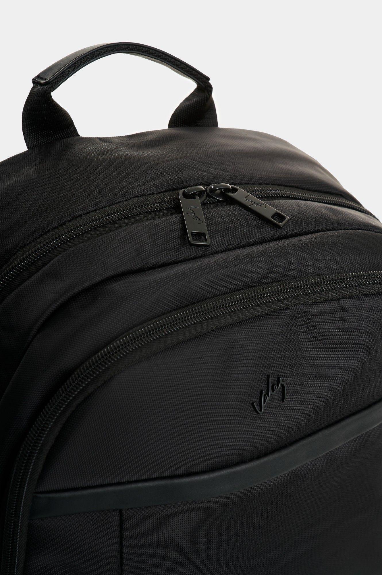 Vélez Mochila En Lona Hombre Teramo Negro-3