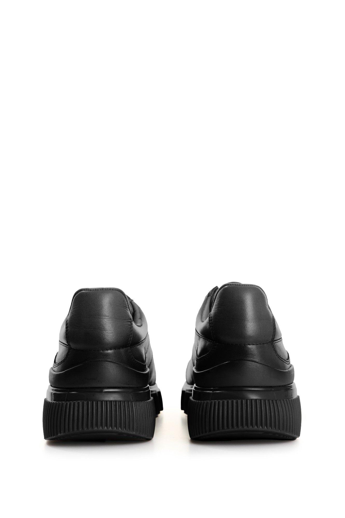 Vélez Zapatilla Tenis Bikal Cuero Hombre Silueta Casual Negro-2