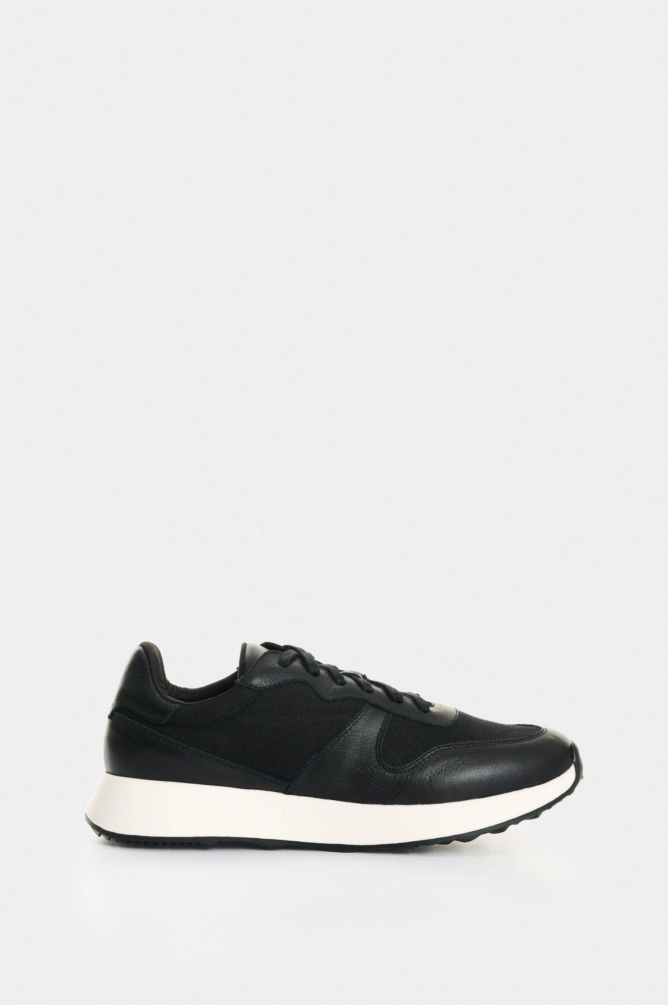 Vélez Zapatilla Tenis Cuero Y Lona Mujer Ocaso 2 Negro-0