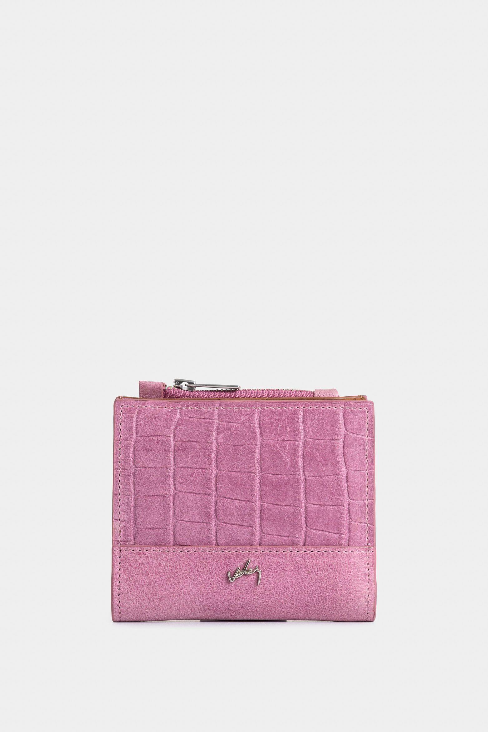 Vélez Billetera Golden De Cuero Para Mujer Grabado Mora-0