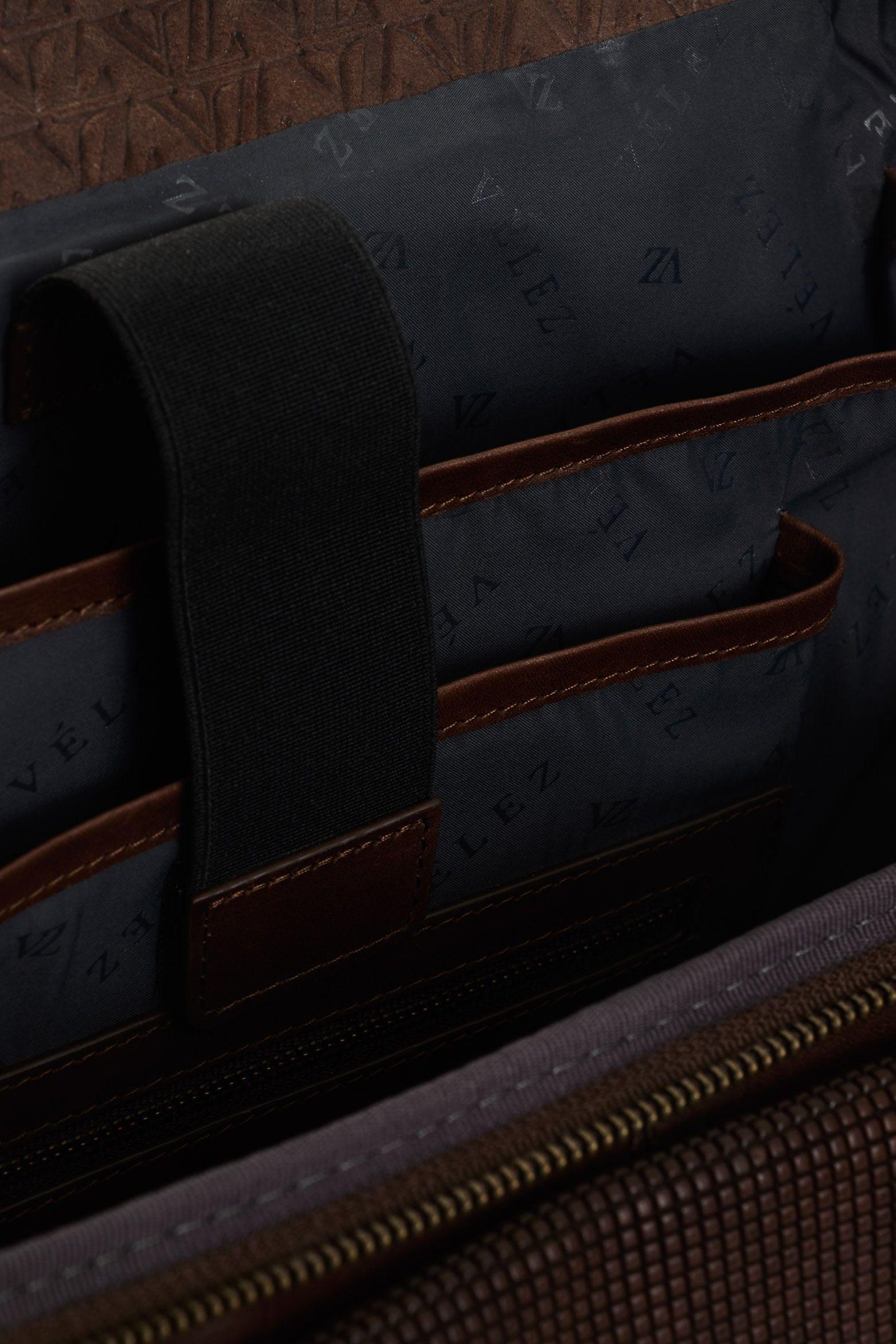 Vélez Morral De Cuero  Hombre New Archaeology Café-4