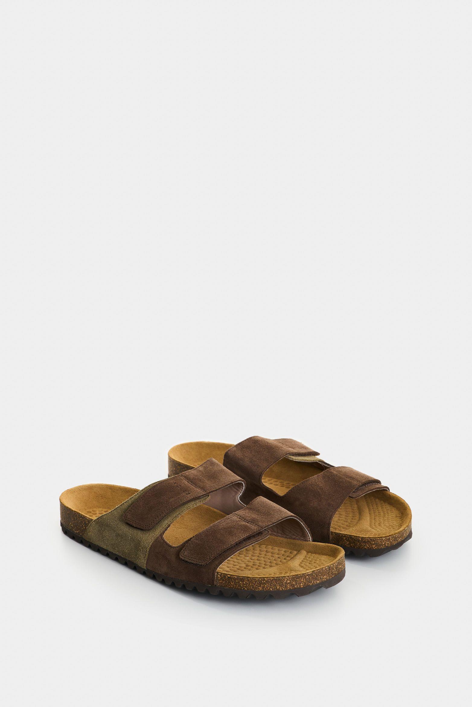 Vélez Sandalia De Cuero Para Hombre Ocean Arena-1