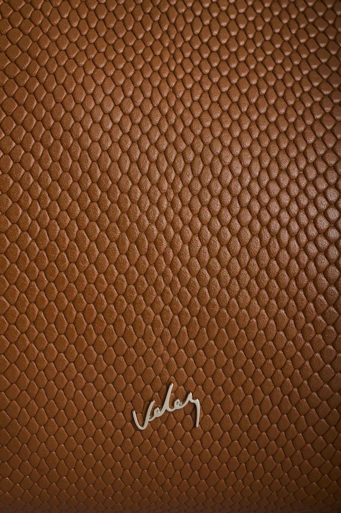 Vélez Cartera Bolso Cuero Grabado Mujer Nectaria Miel-3