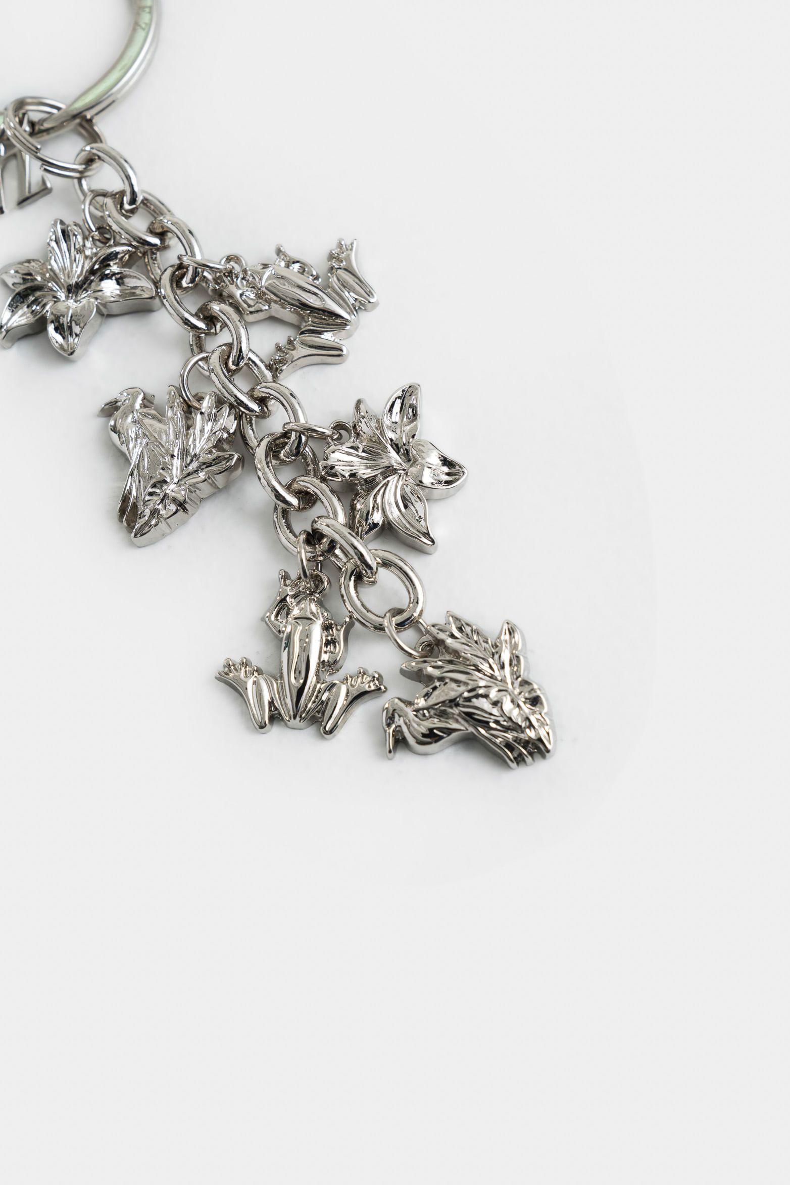 Llavero charms zamak para mujer cadena decorativa Plata-1