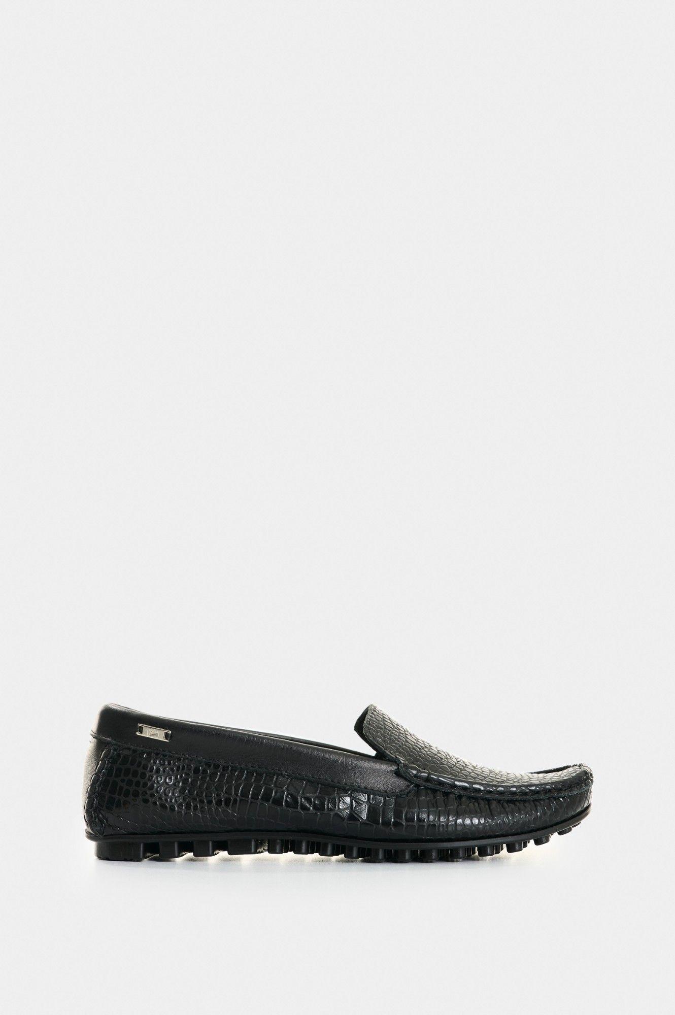 Vélez Mocasín De Cuero Folia Para Mujer Denver 2 Negro-0