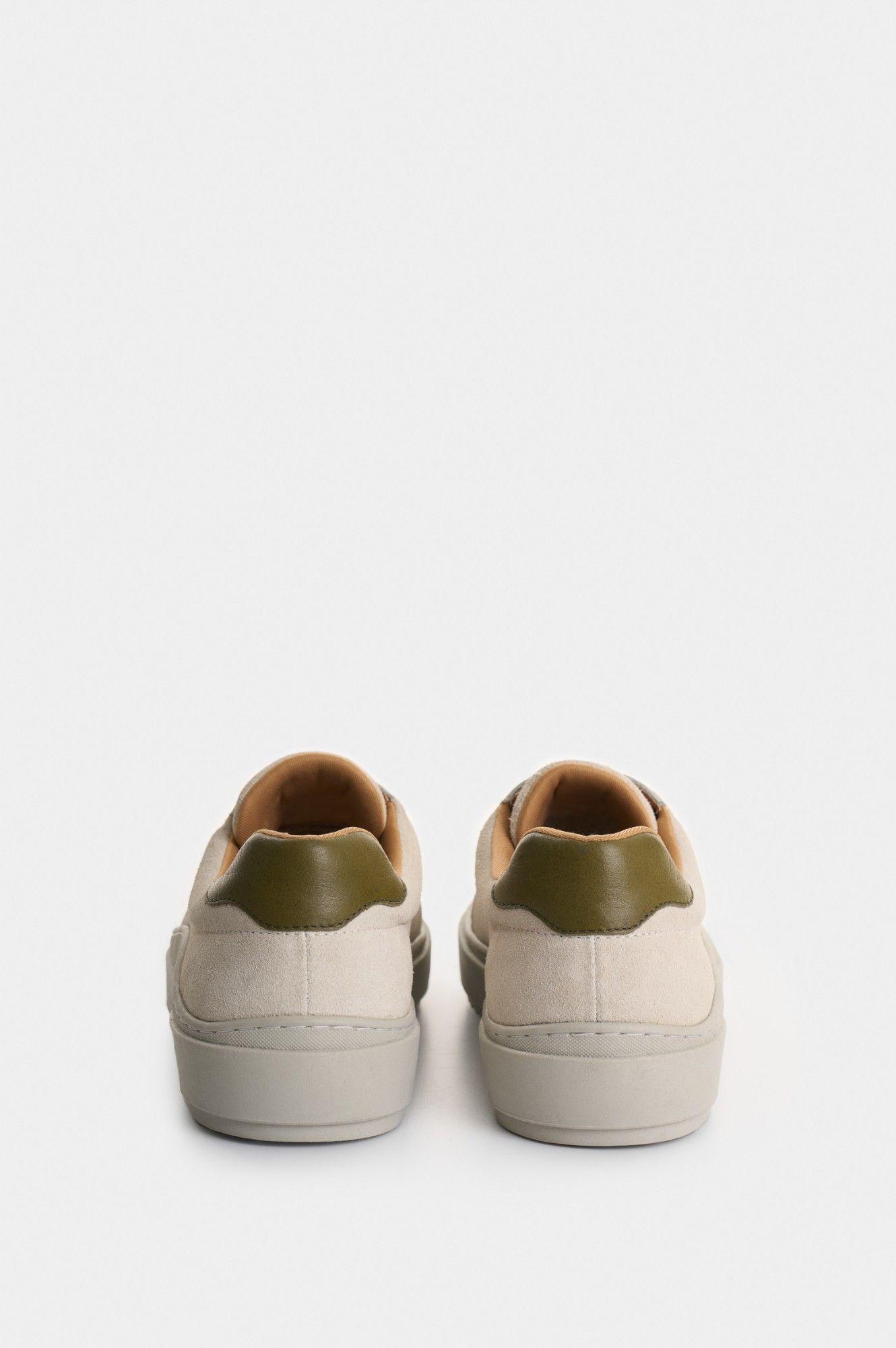Vélez Zapatilla Tenis Clima Cuero Hombre  Escribiente Blanco-2