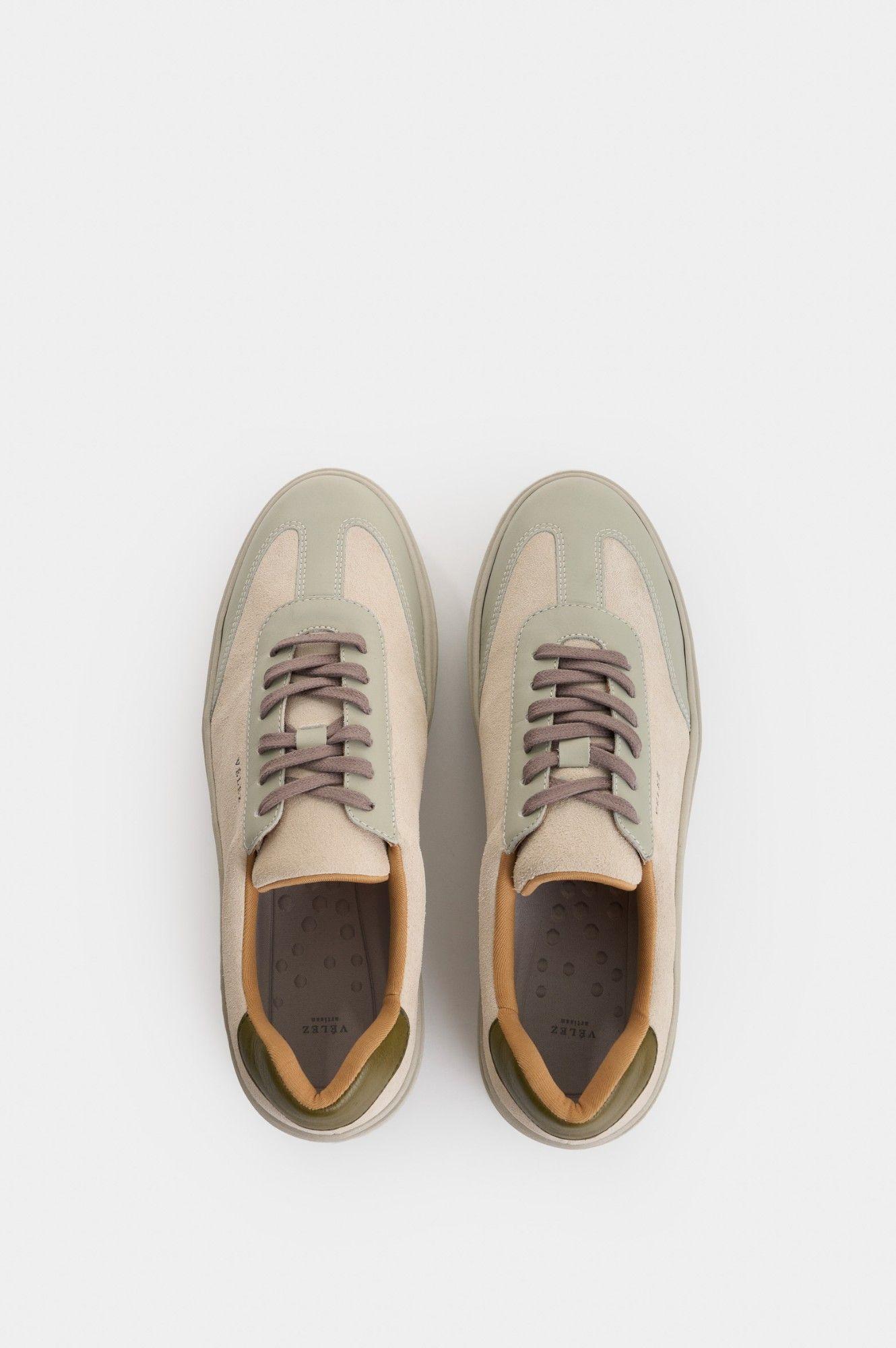 Vélez Zapatilla Tenis Clima Cuero Hombre  Escribiente Blanco-3