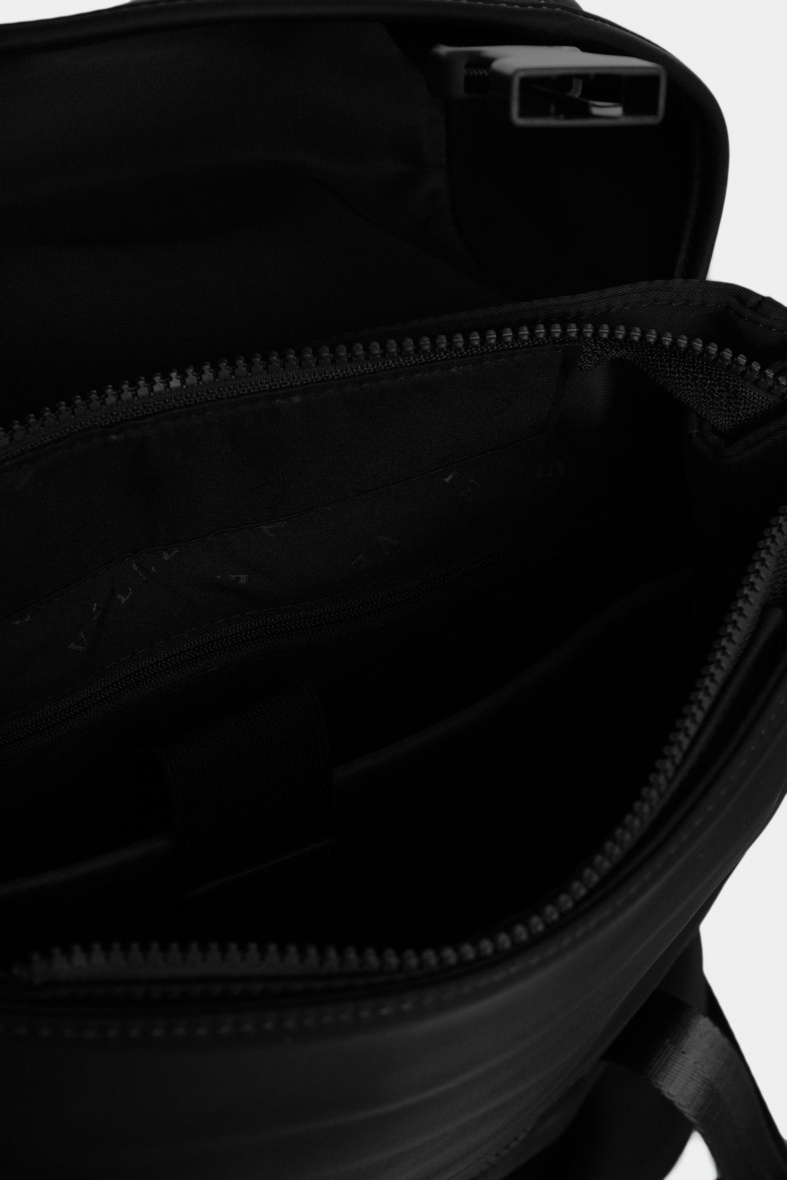 Vélez Tula Morral En Lona Y Cuero  Hombre Tessa Negro-4