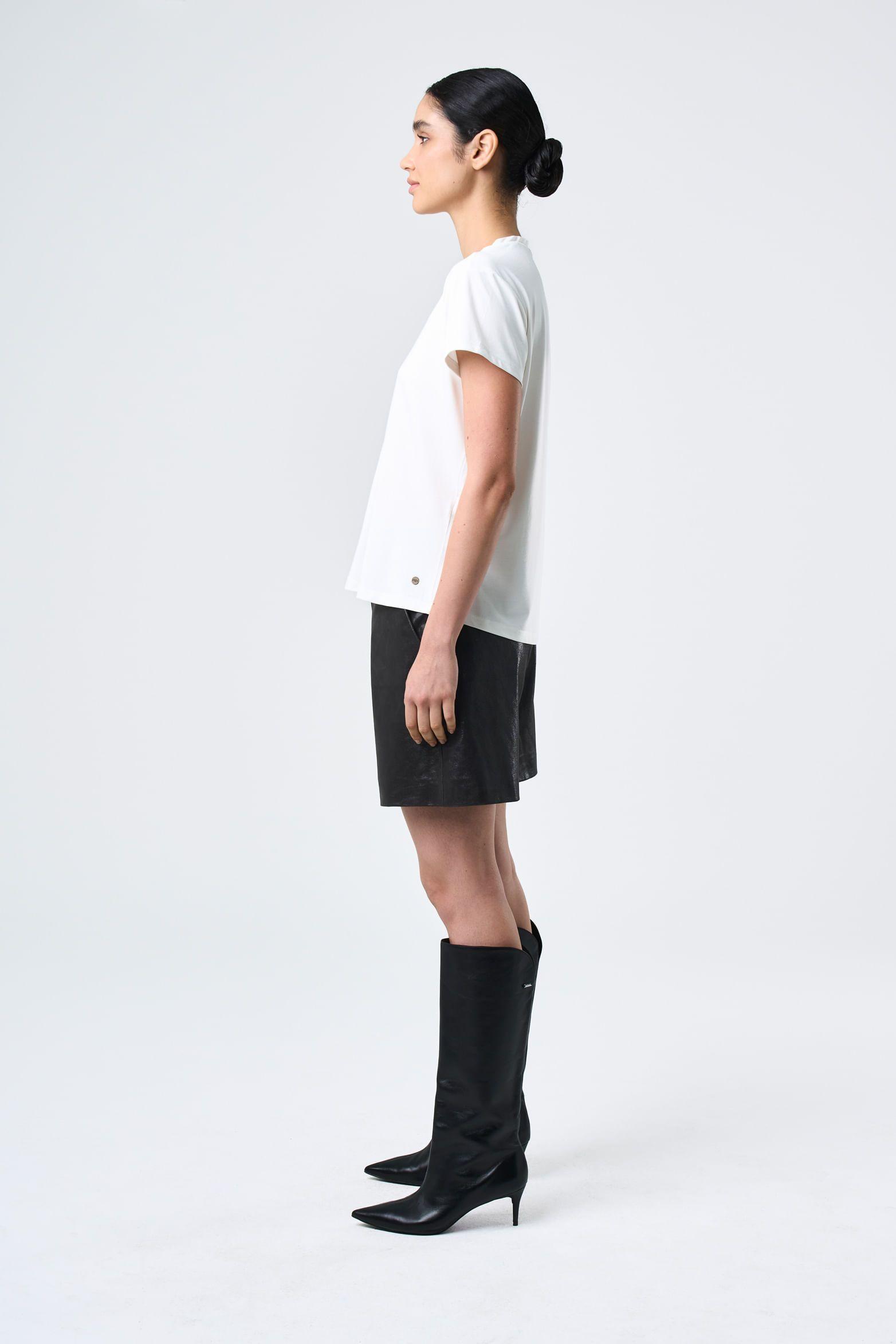 Vélez Polera Vega En Tejido Punto Mujer talle Folia Blanco-1