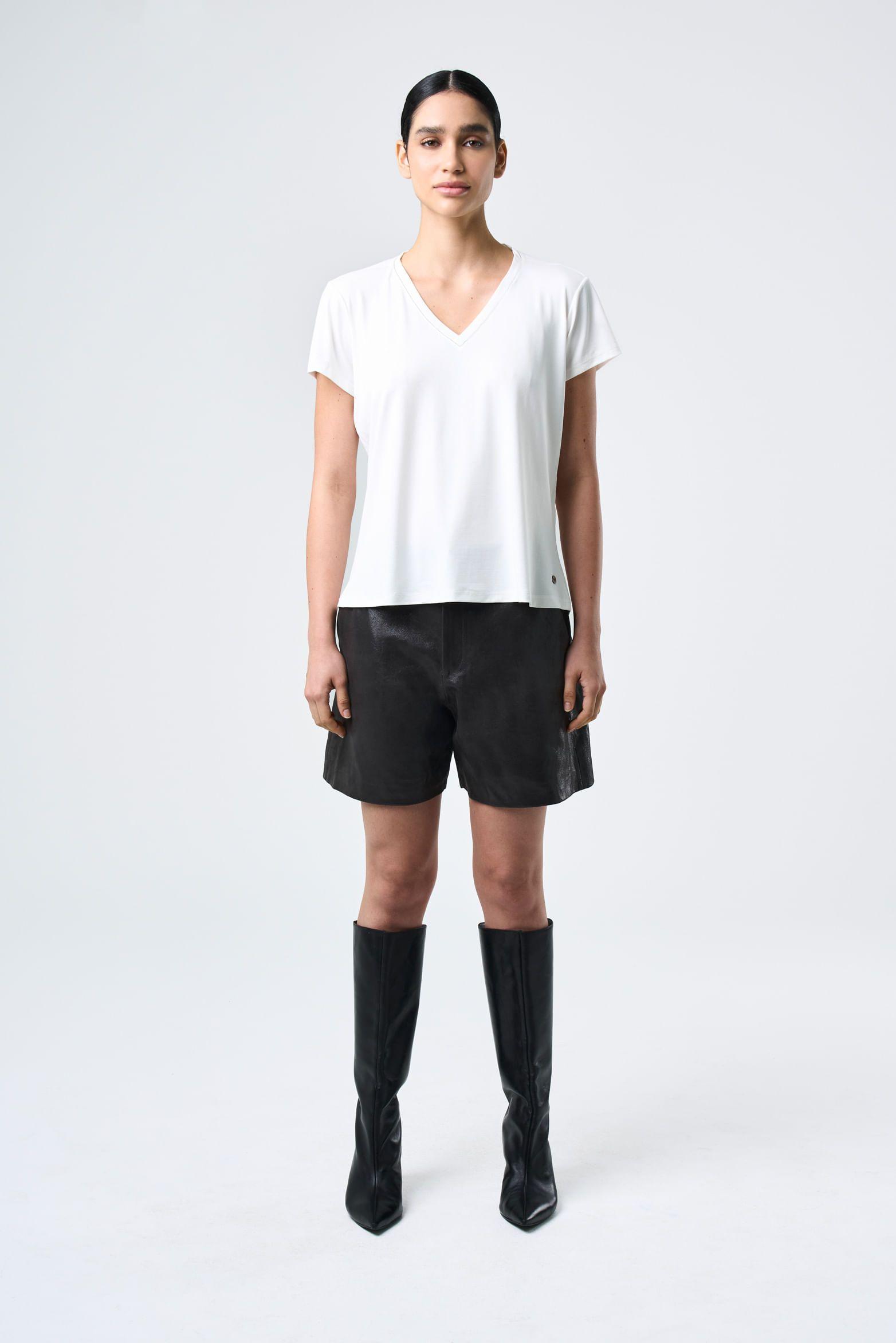 Vélez Polera Vega En Tejido Punto Mujer talle Folia Blanco-3