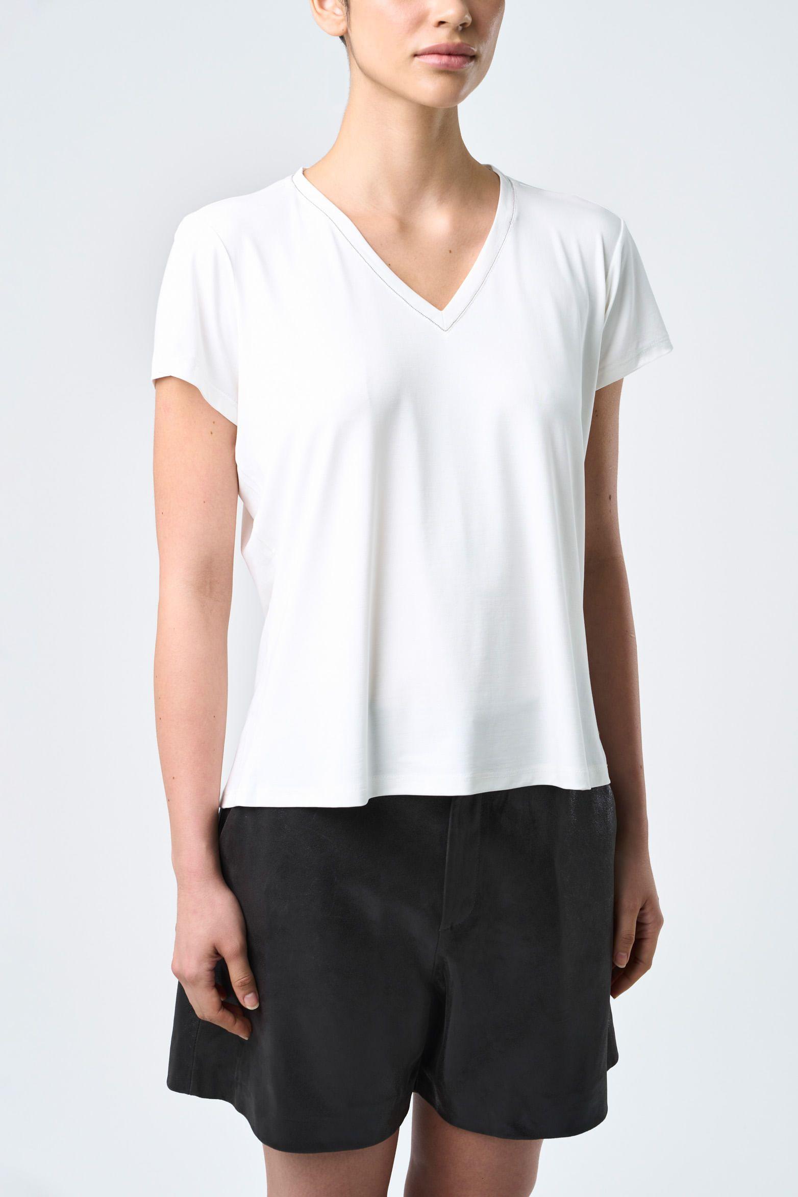 Vélez Polera Vega En Tejido Punto Mujer talle Folia Blanco-4