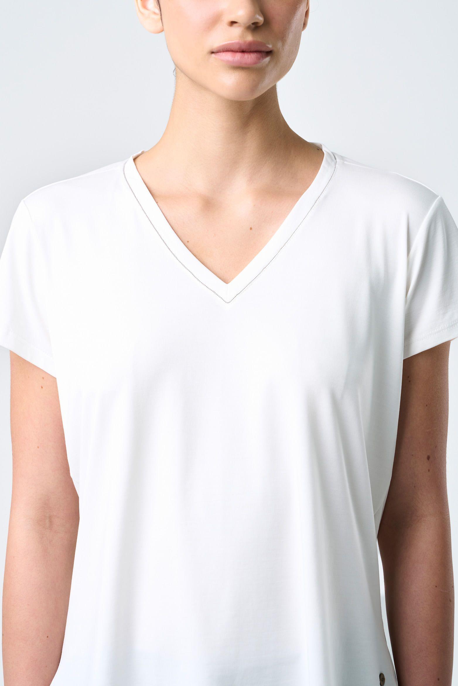 Vélez Polera Vega En Tejido Punto Mujer talle Folia Blanco-5
