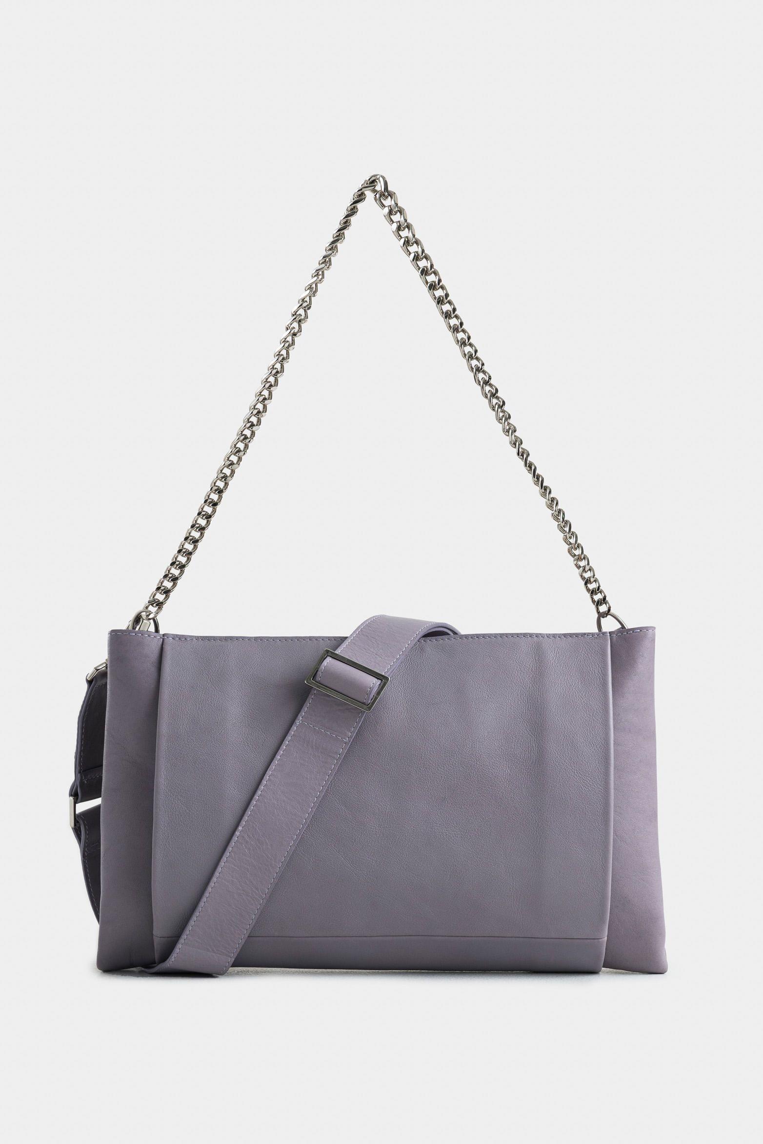 Vélez Shopping Glyceria De Cuero Para Mujer Cadena Lila-2