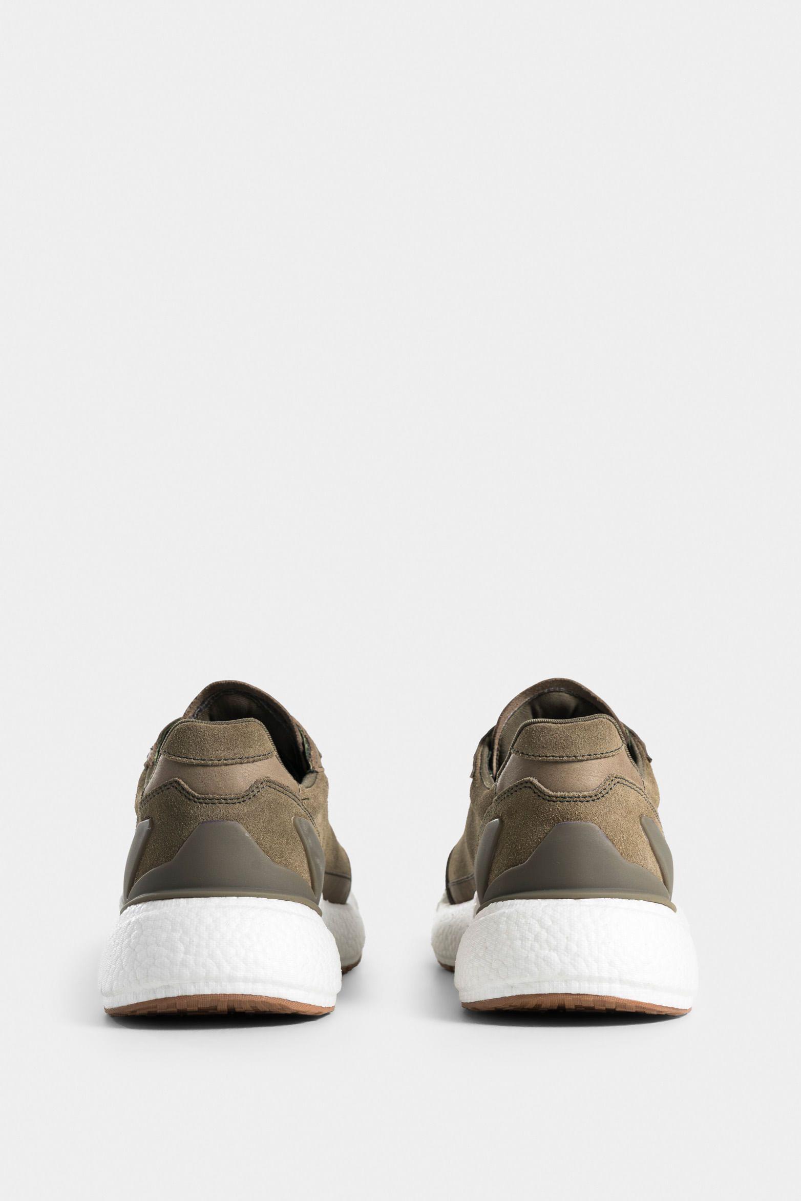 Vélez Zapatillas Bolet 2 Cuero Y Gamuza Hombre Verde Oliva-2